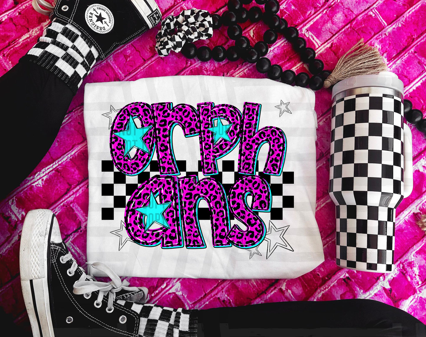Pink checks - Dropdown + CUSTOM - Digital Download 300DPI PNG FILE