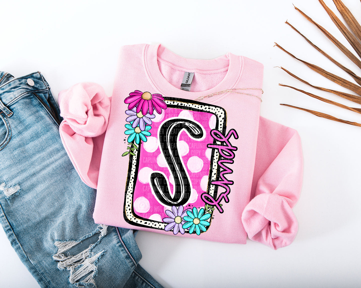 Floral bloom - Dropdown + CUSTOM Digital Download 300DPI PNG FILE