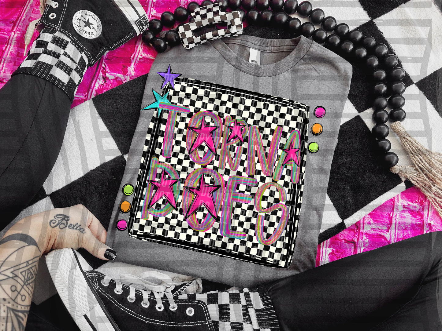 Pink Brushstrokes Preppy - Dropdown + CUSTOM- Digital Download 300DPI PNG FILE