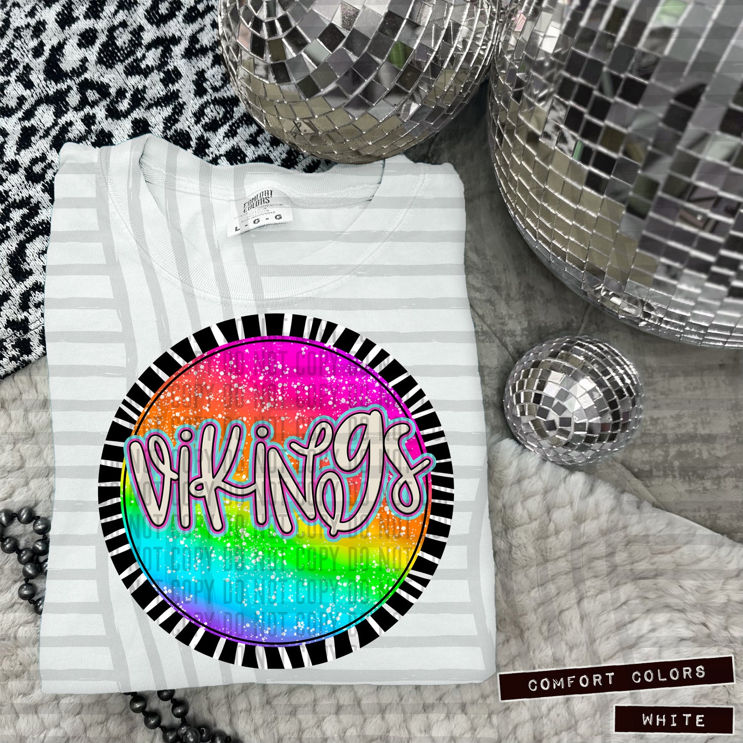 Rainbow Splatter Circles Mascots - Digital Download 300DPI PNG FILE