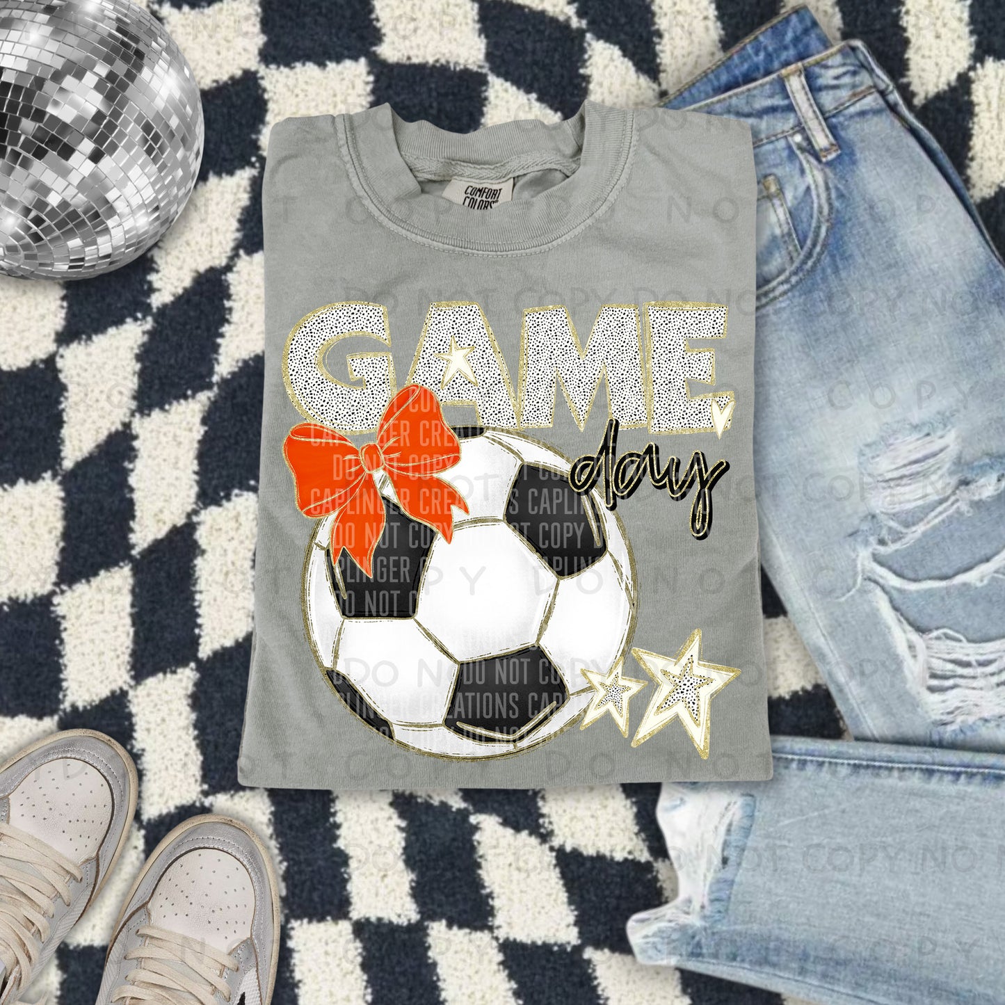 Game Day Soccer - Color Dropdown Digital Download 300DPI PNG FILE