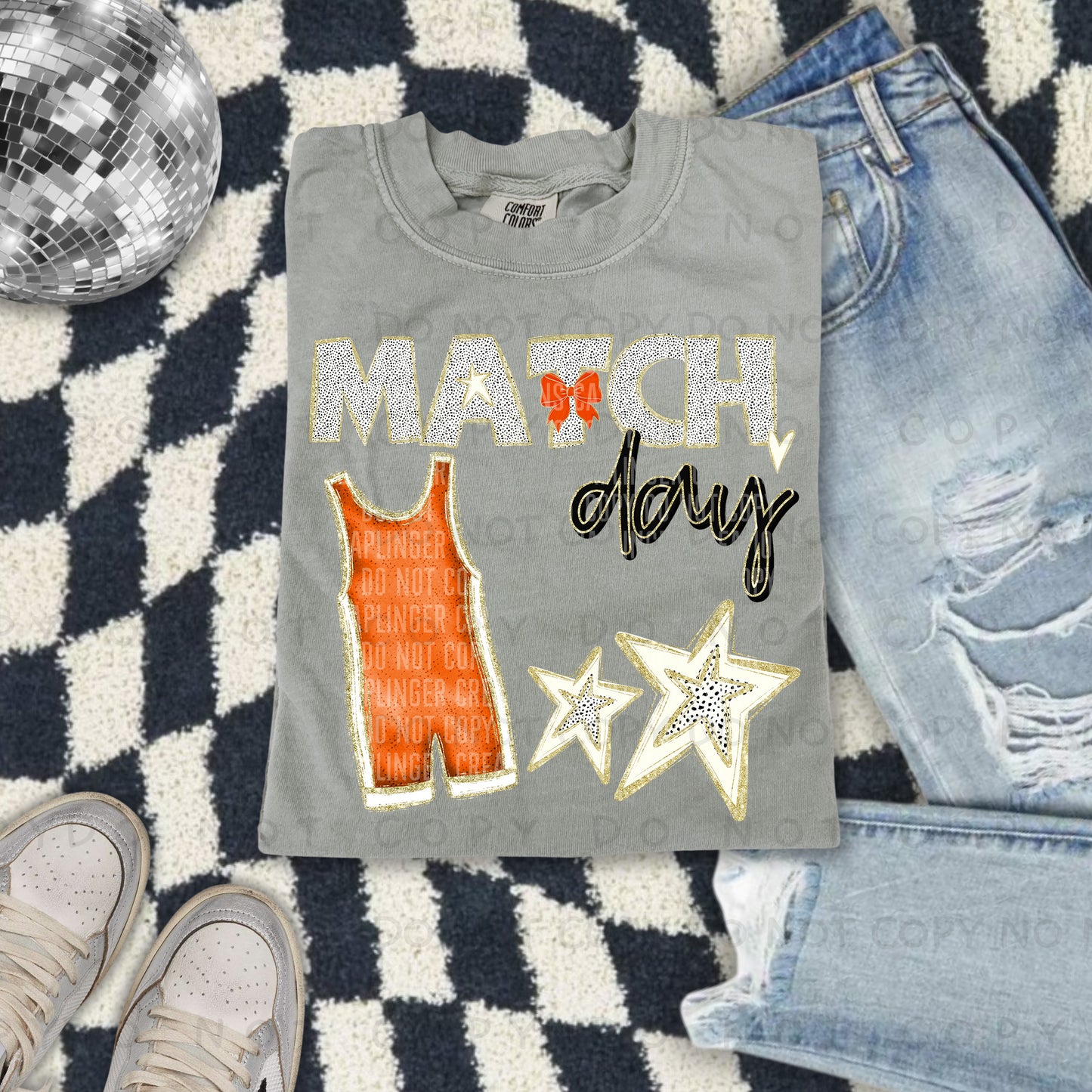 Match Day Wrestling - Color Dropdown Digital Download 300DPI PNG FILE