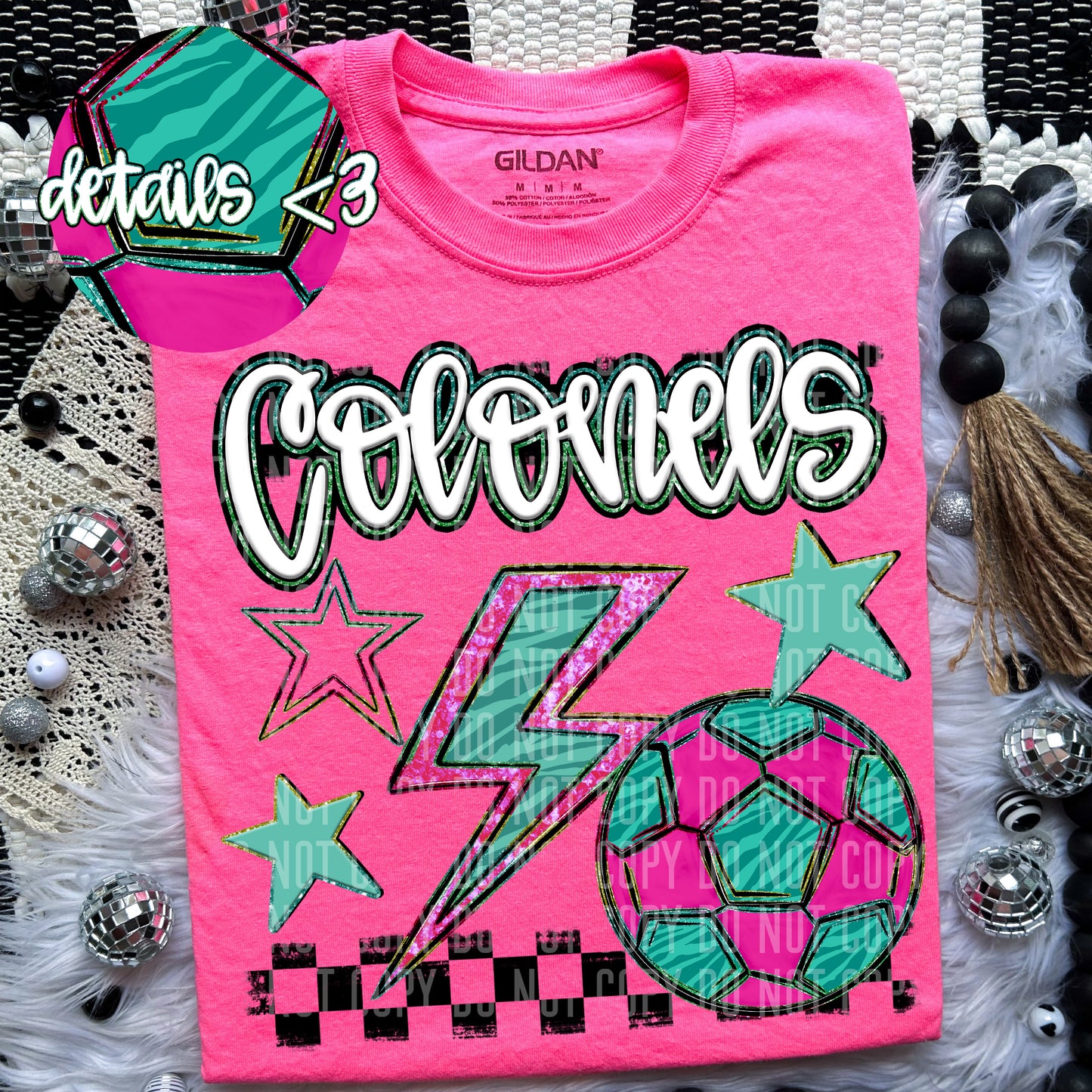 Soccer Rainbow Bolt - Dropdown Digital Download 300DPI PNG FILE
