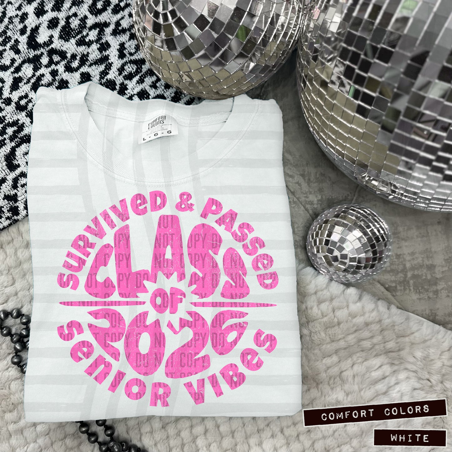 Senior Class of 2026 - Color Dropdown Digital Download 300DPI PNG FILE