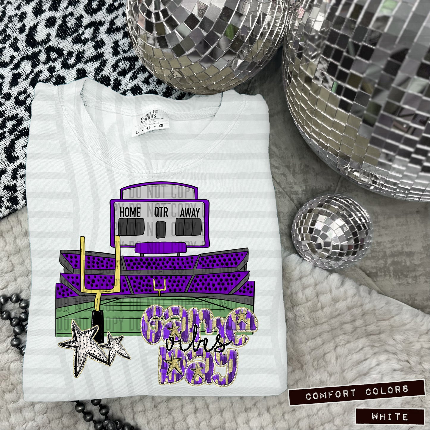 GAME DAY FOOTBALL STADIUMS - Digital download 300DPI PNG FILE