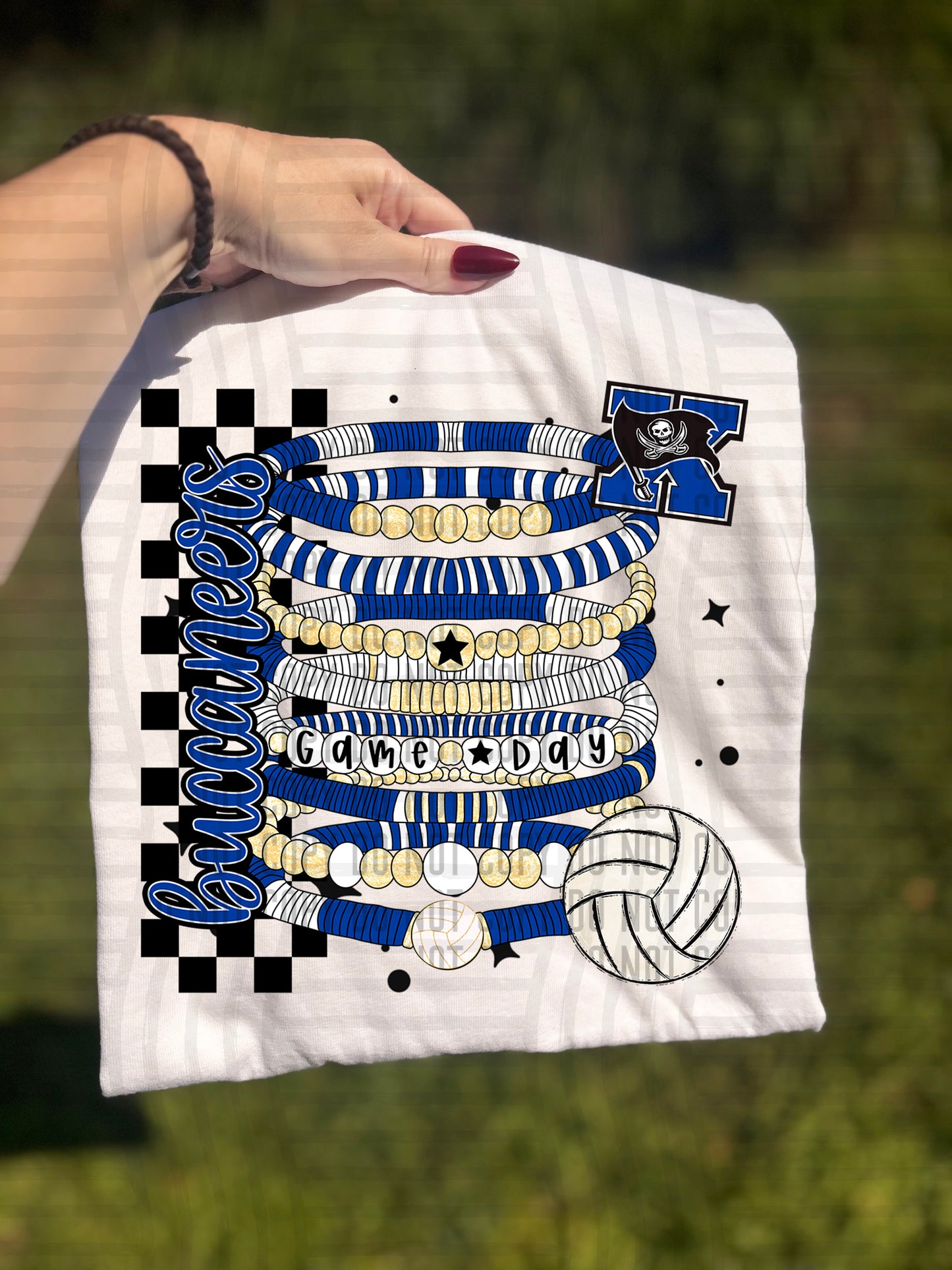CUSTOM GAME DAY BRACELET - Digital download 300DPI PNG FILE
