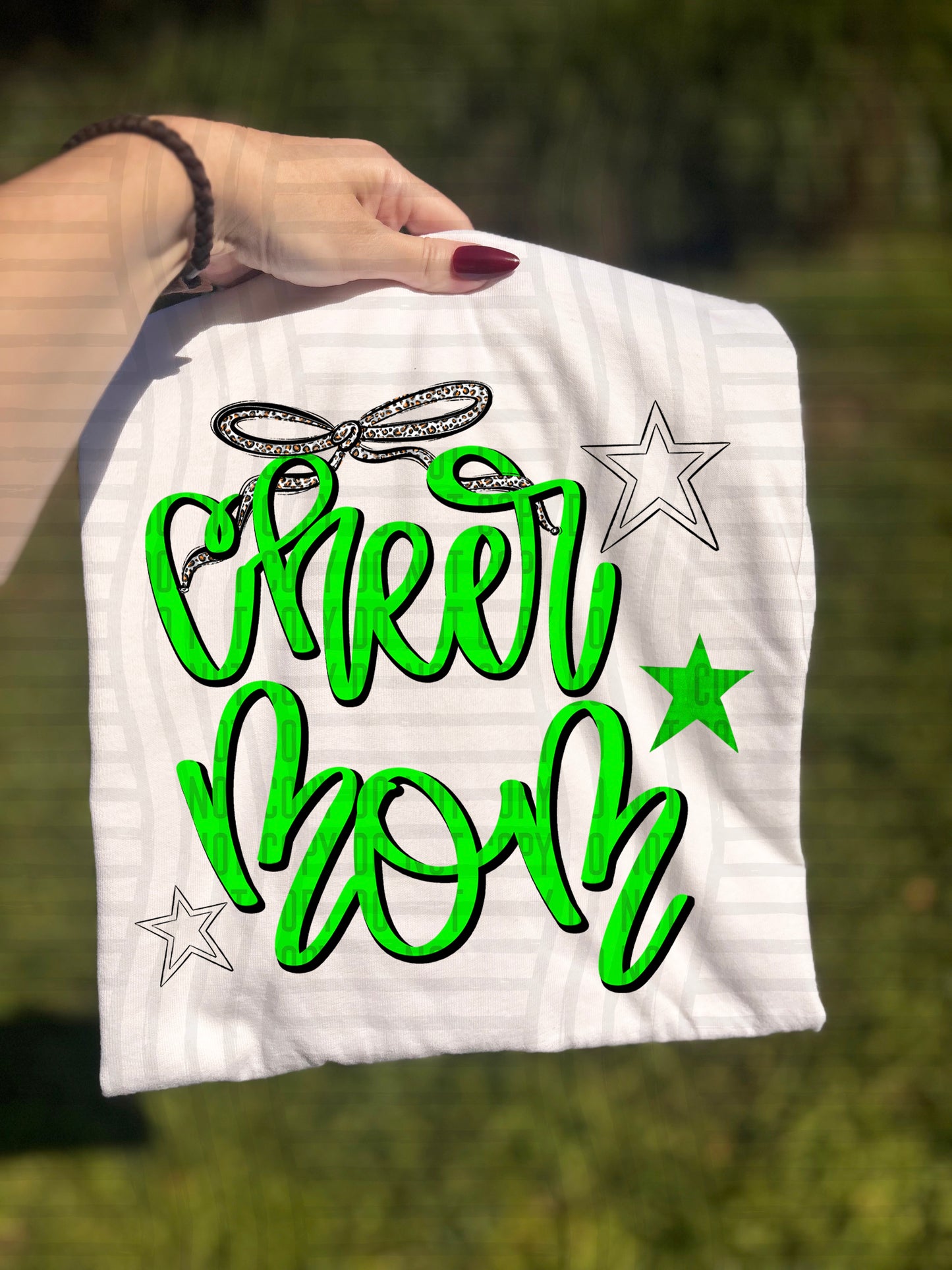 Cheer Mom - Color Dropdown - Digital Download 300DPI PNG FILE