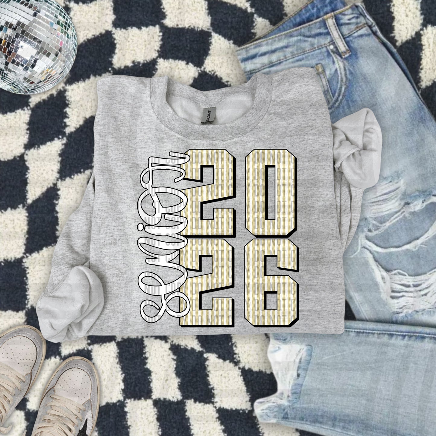 Senior 2026 - Choose your color - Digital Download 300DPI PNG FILE