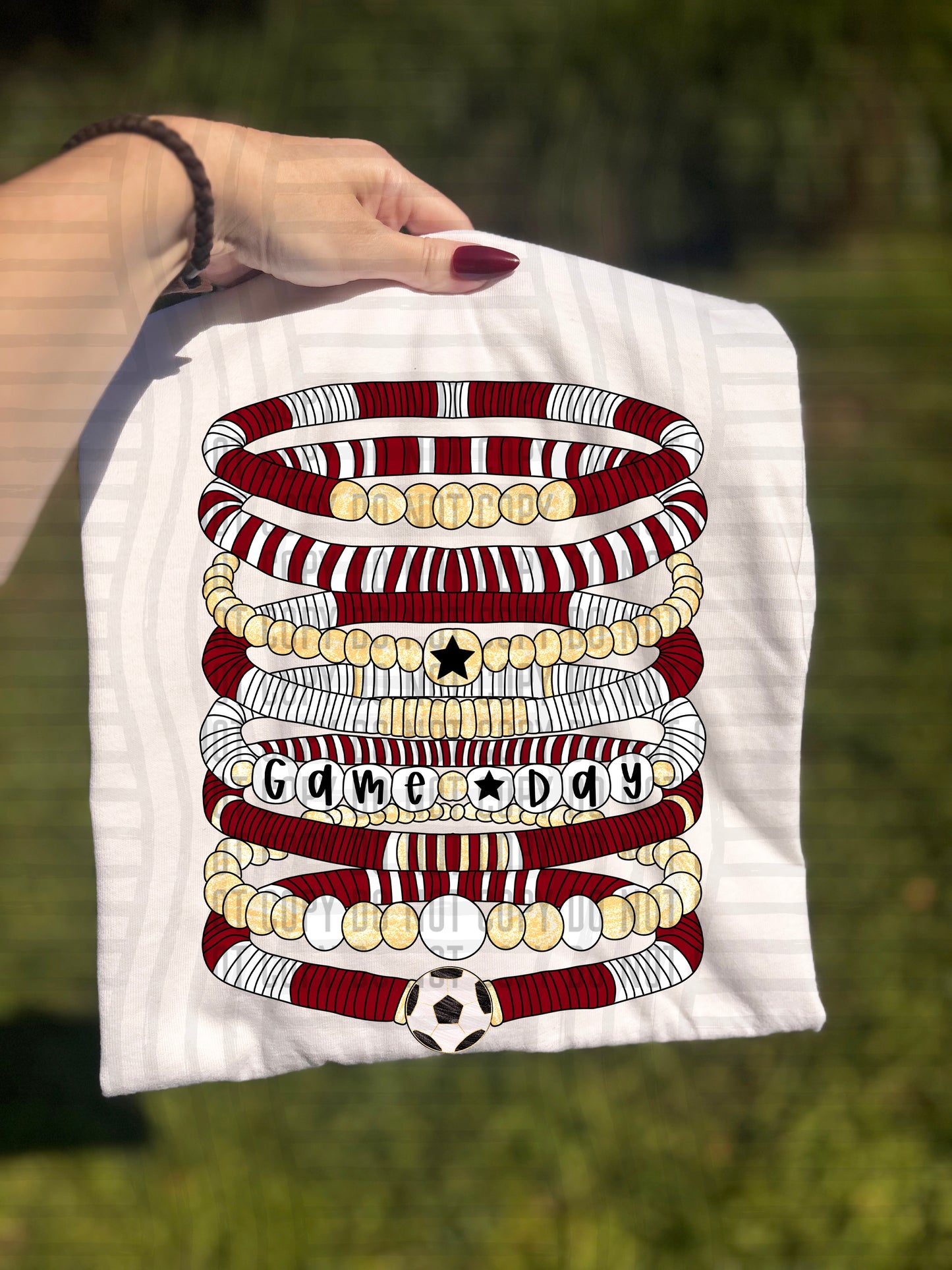 Bracelets - Soccer - Color Dropdown Digital Download 300DPI PNG FILE