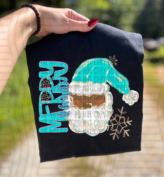 MERRY & BRIGHT 2 - 300DPI PNG FILE