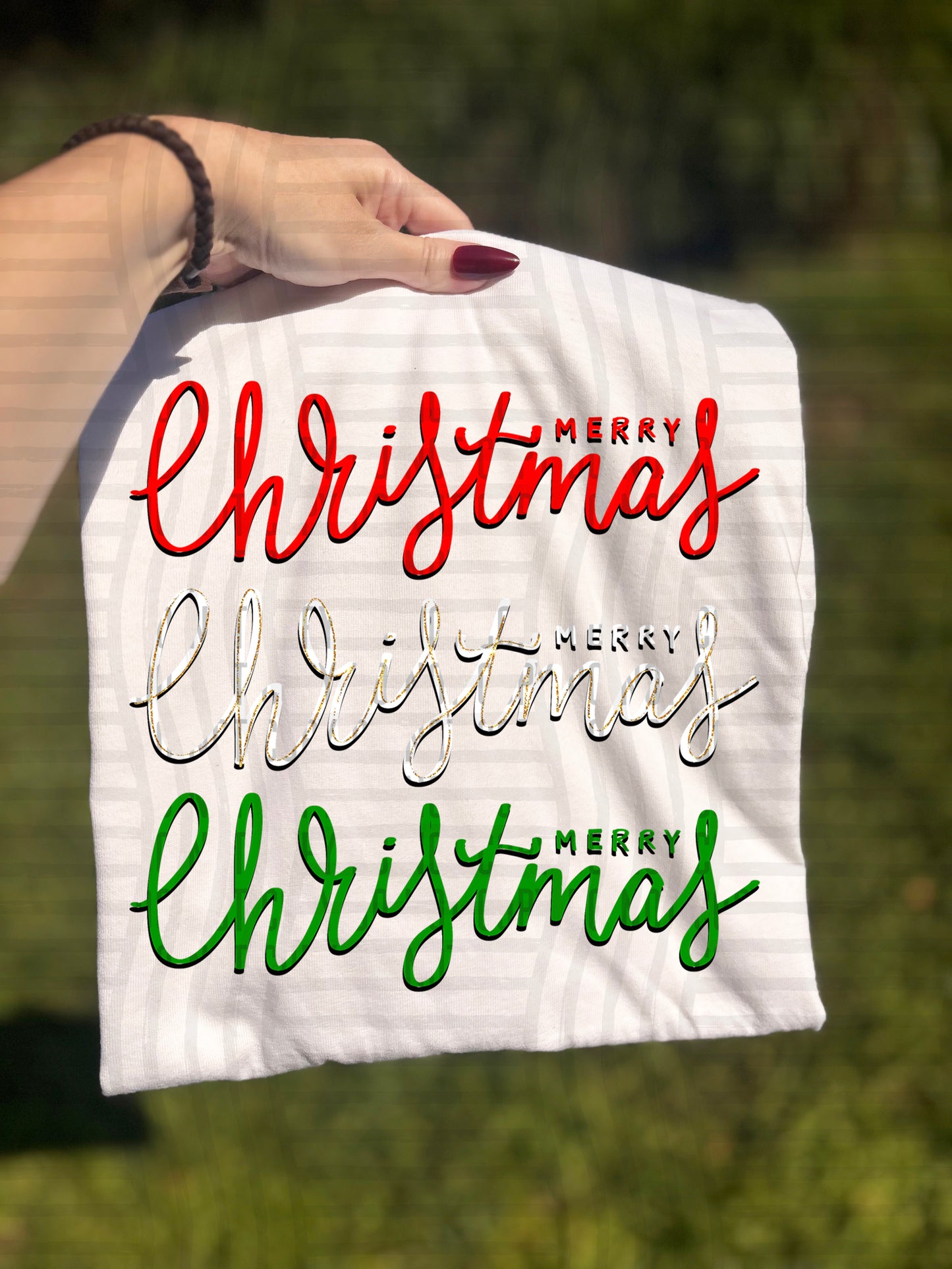 Merry Christmas script bundle - Digital download 300DPI PNG FILE