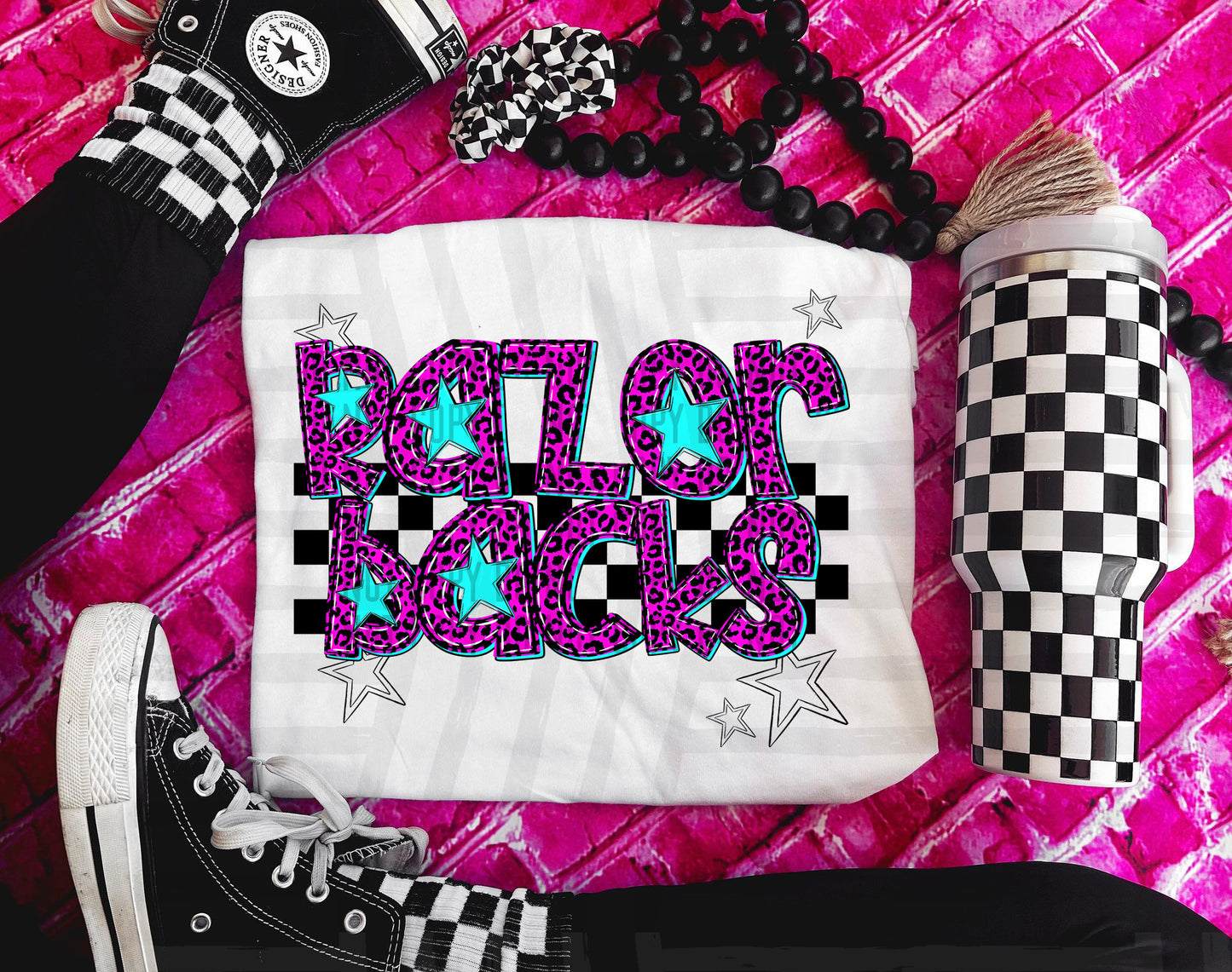 Pink checks - Dropdown + CUSTOM - Digital Download 300DPI PNG FILE