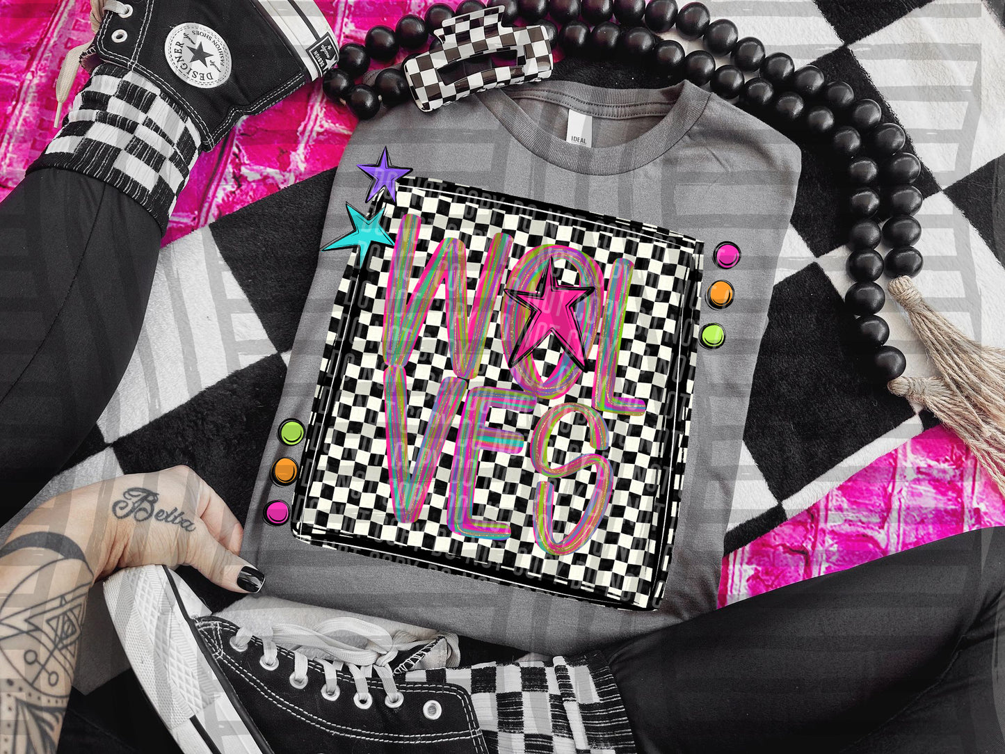 Pink Brushstrokes Preppy - Dropdown + CUSTOM- Digital Download 300DPI PNG FILE