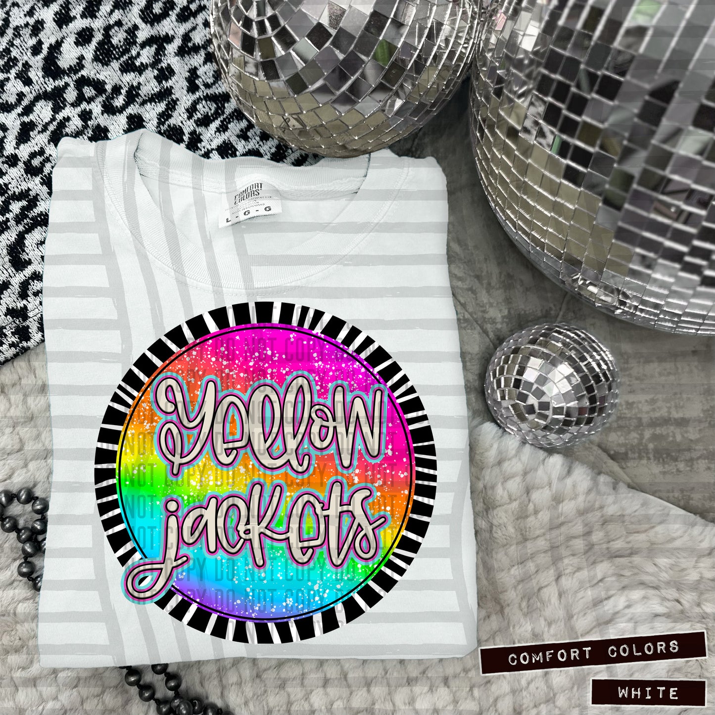 Rainbow Splatter Circles Mascots - Digital Download 300DPI PNG FILE