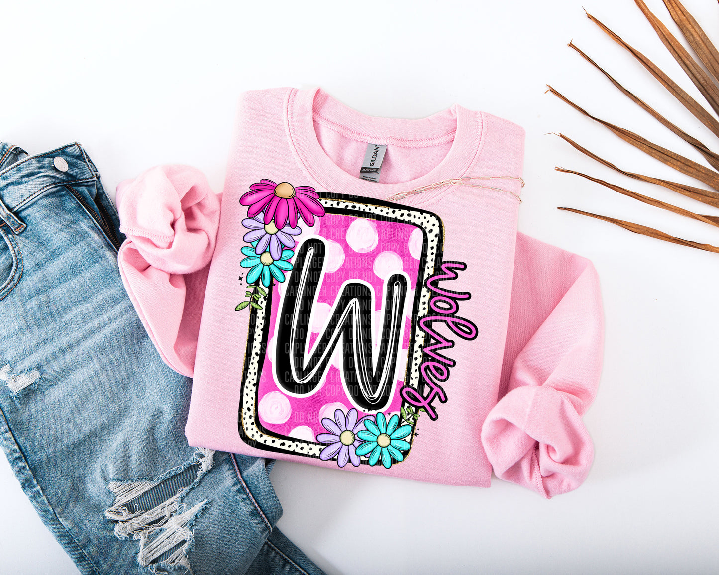 Floral bloom - Dropdown + CUSTOM Digital Download 300DPI PNG FILE