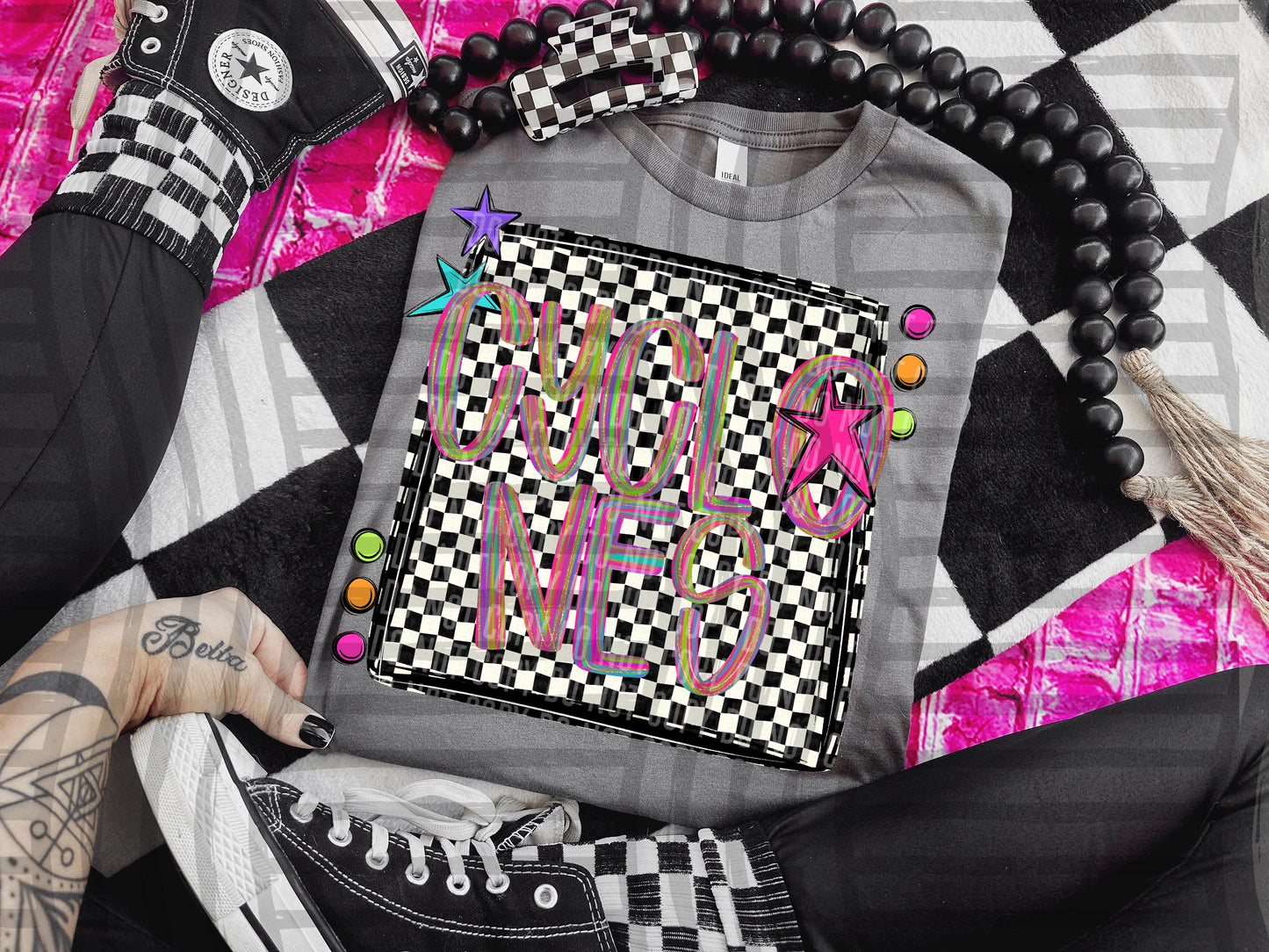 Pink Brushstrokes Preppy - Dropdown + CUSTOM- Digital Download 300DPI PNG FILE