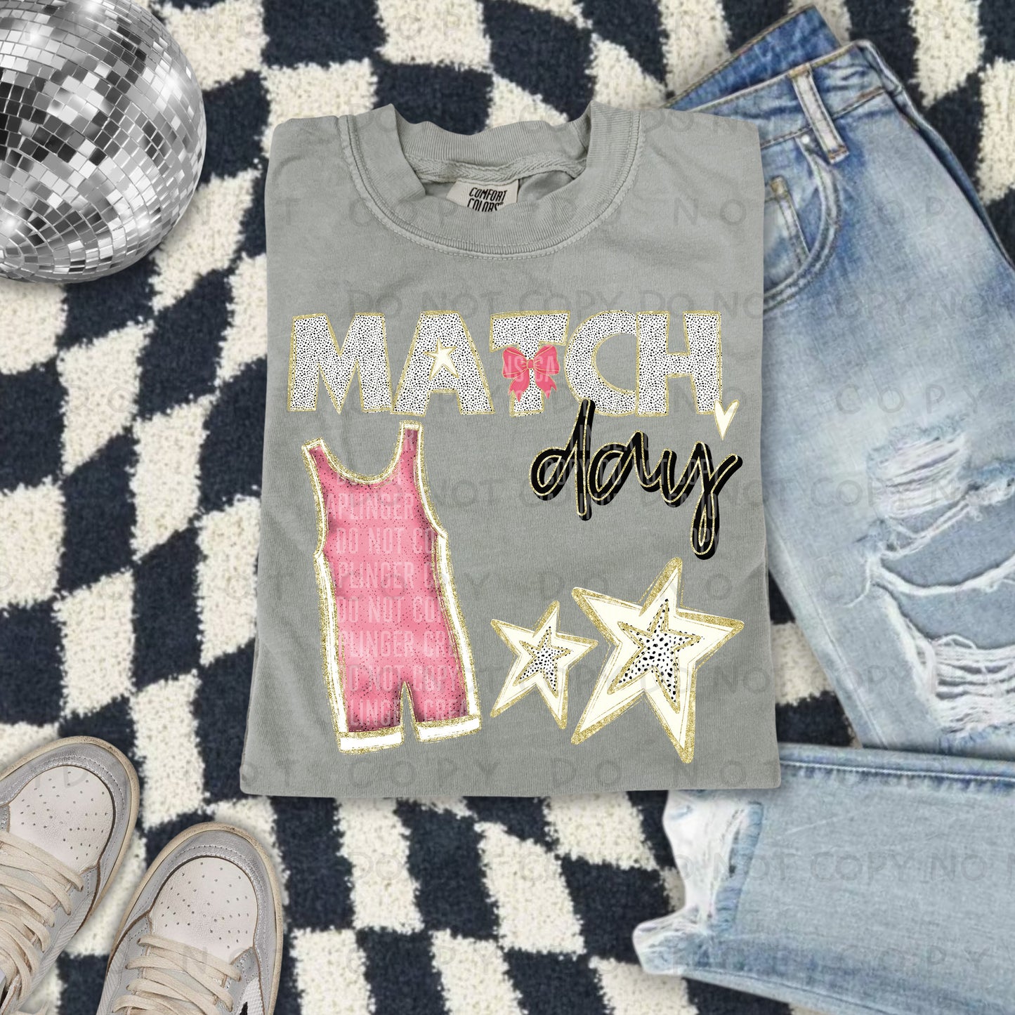 Match Day Wrestling - Color Dropdown Digital Download 300DPI PNG FILE