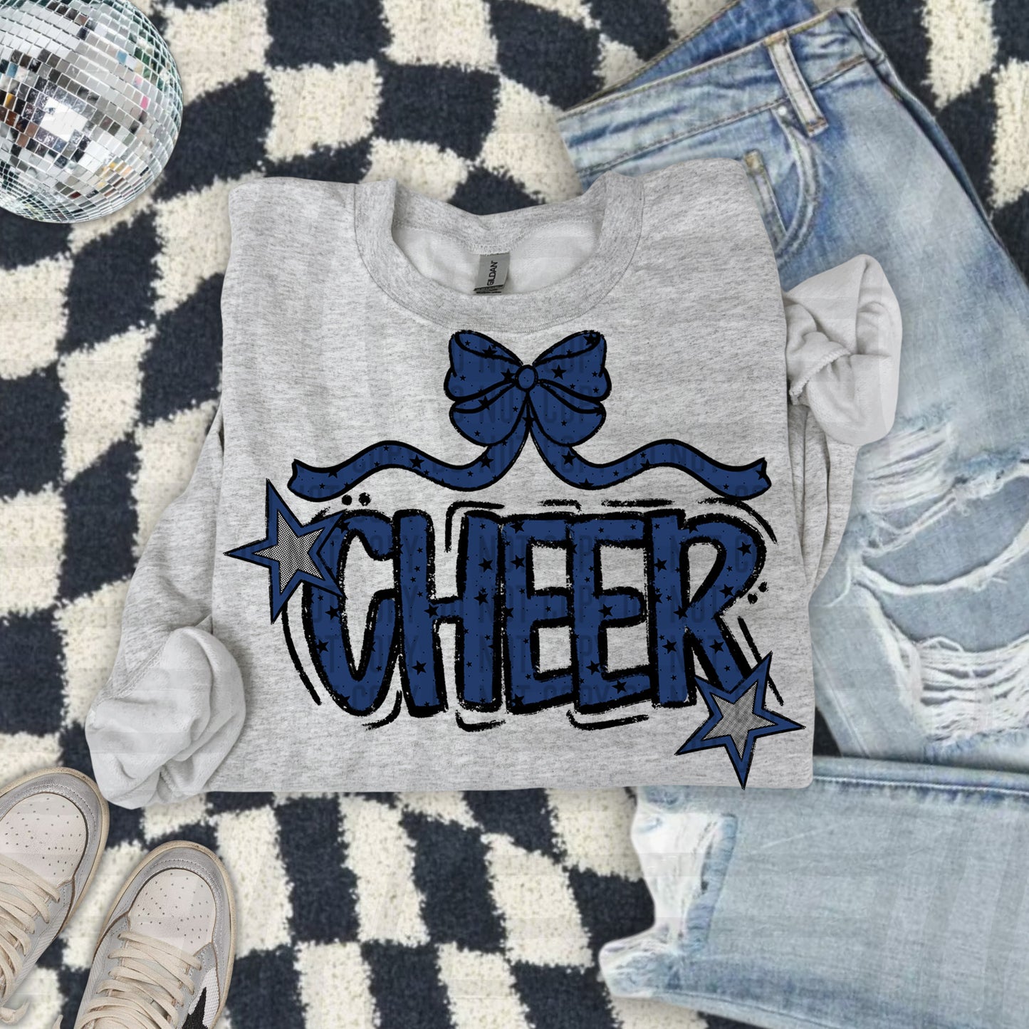 Cheer Bow - Choose your color - Digital Download 300DPI PNG FILE