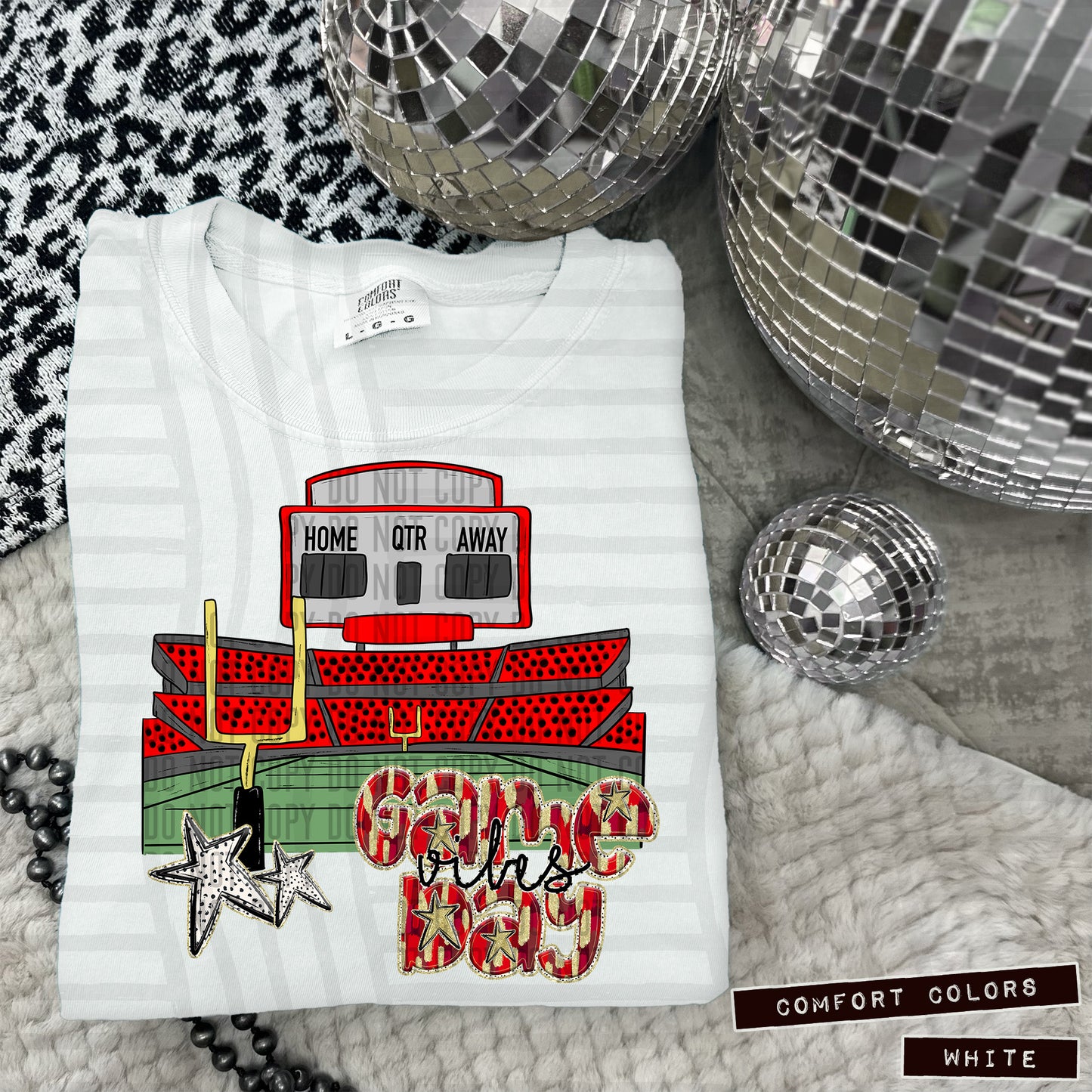 GAME DAY FOOTBALL STADIUMS - Digital download 300DPI PNG FILE