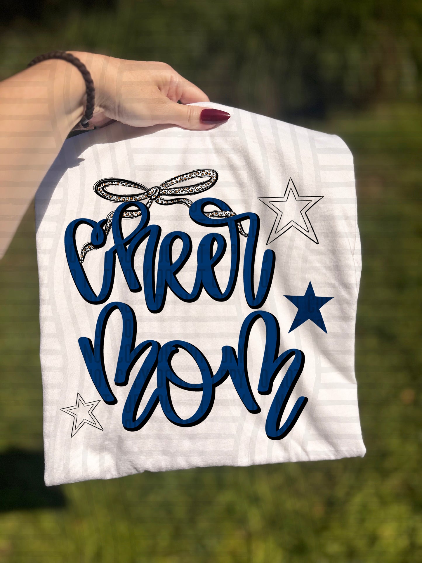 Cheer Mom - Color Dropdown - Digital Download 300DPI PNG FILE