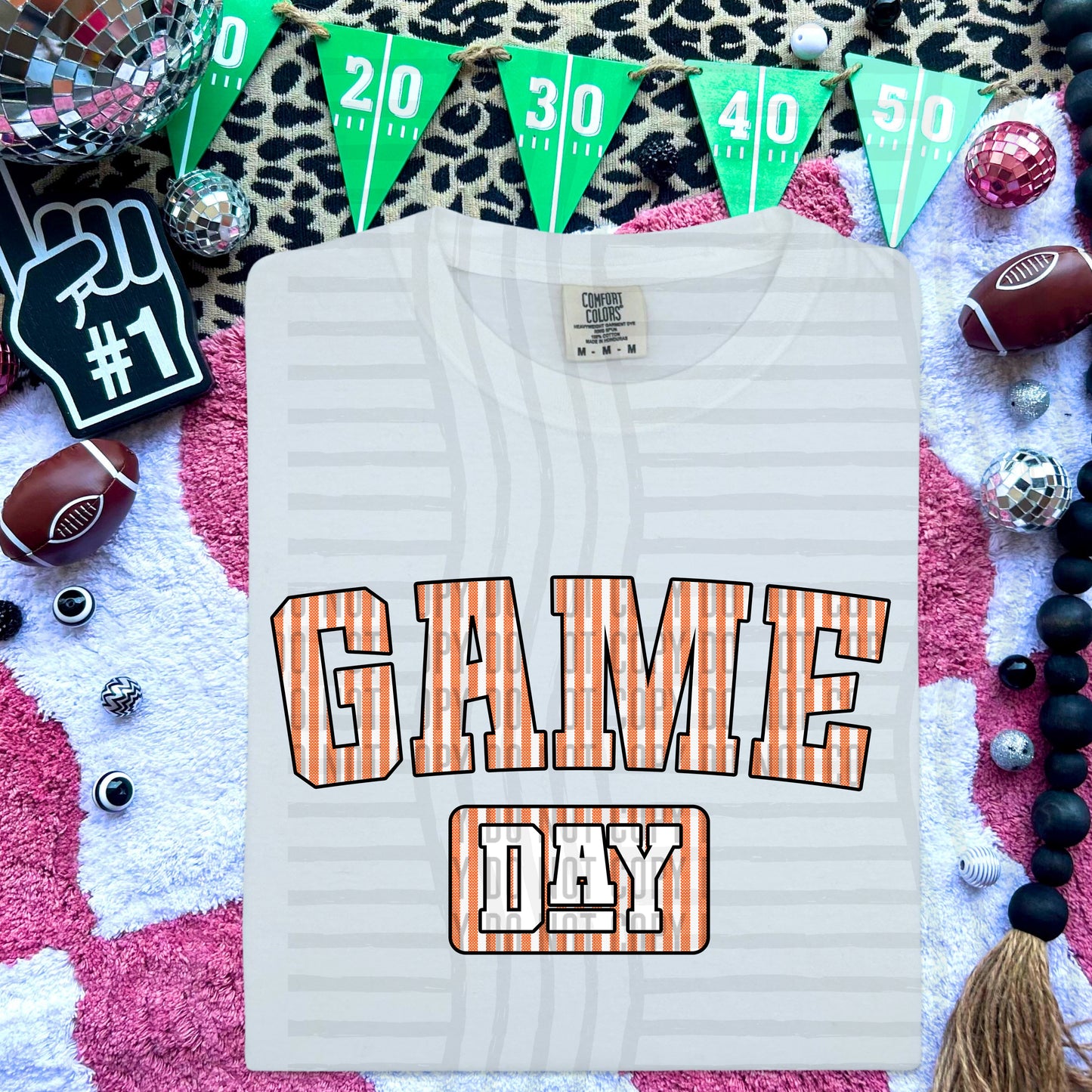 Game Day Seersucker - Color Dropdown Digital Download 300DPI PNG FILE