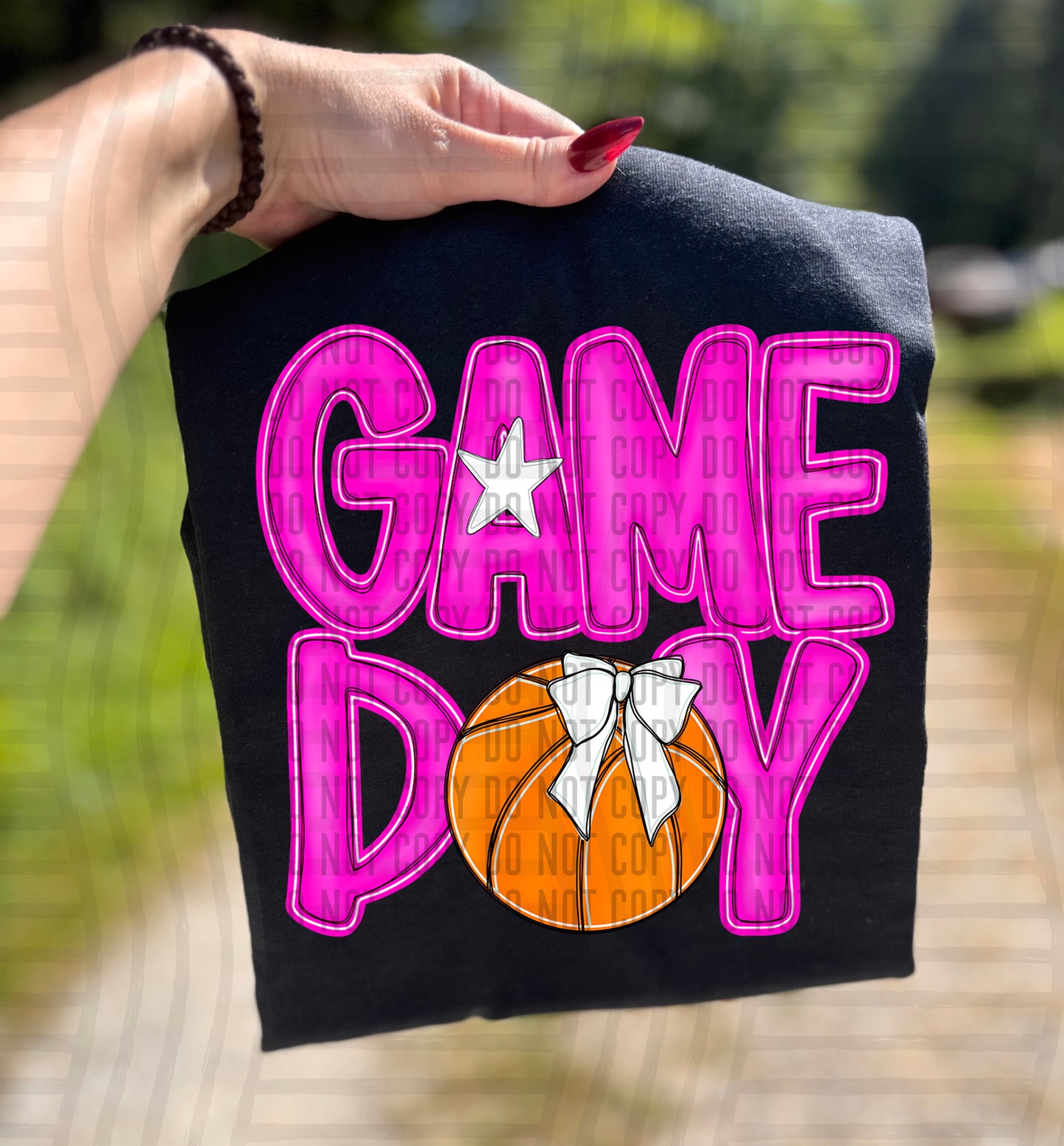 Basketball - GAME D Y - Color Dropdown Digital Download 300DPI PNG FILE