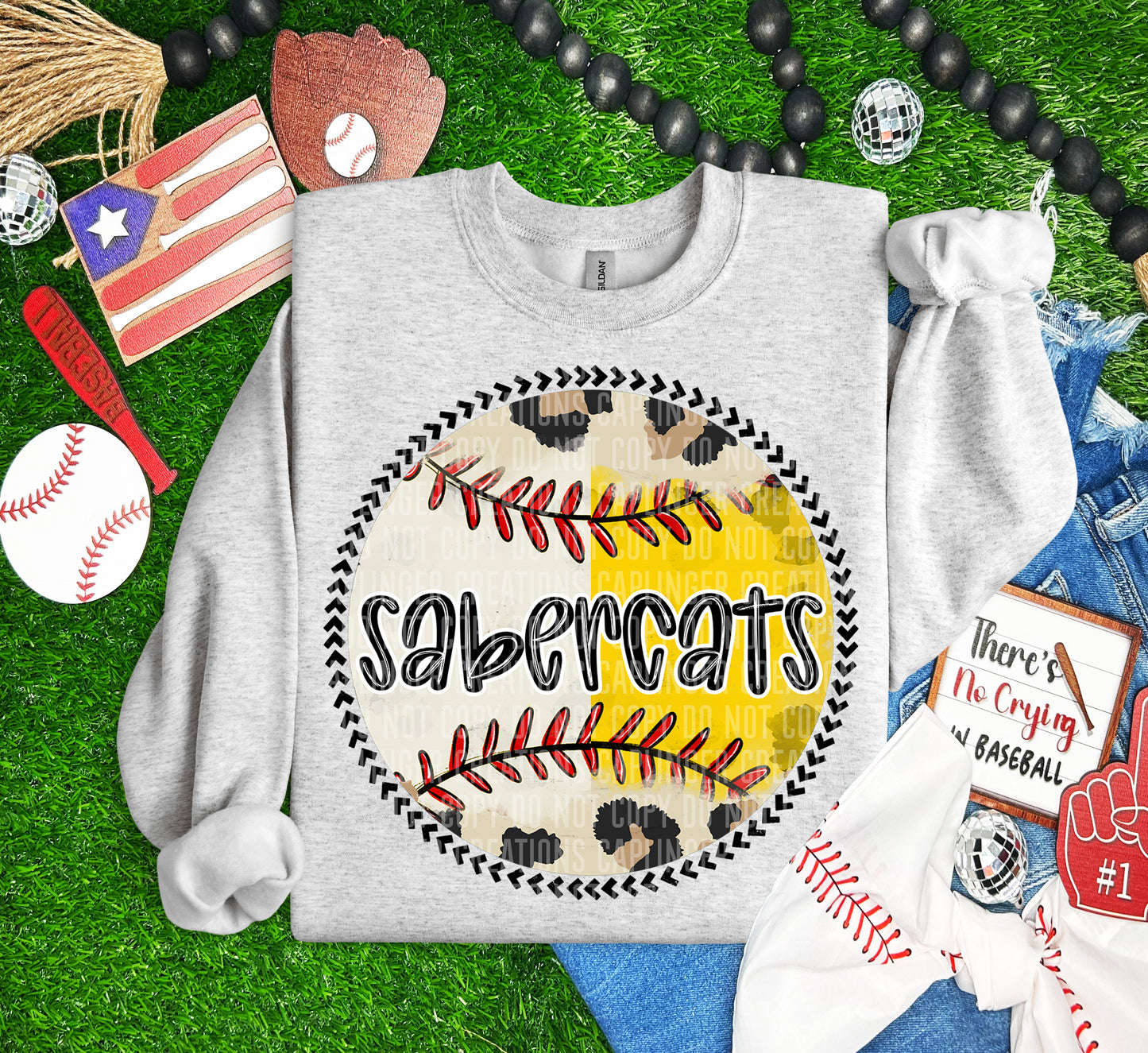 HALF BASEBALL / HALF SOFTBALL - Dropdown + CUSTOM Digital Download 300DPI PNG FILE