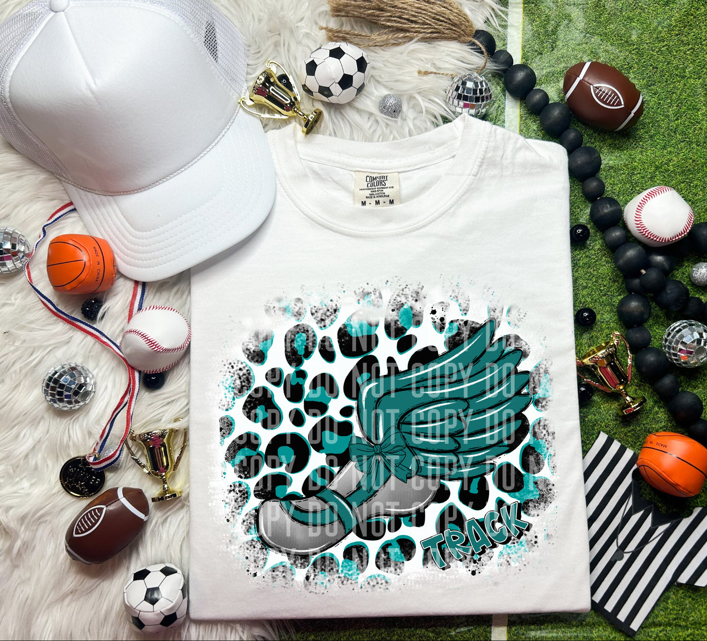 Leopard Coquette Sports Color Dropdown Digital Download 300 DPI PNG