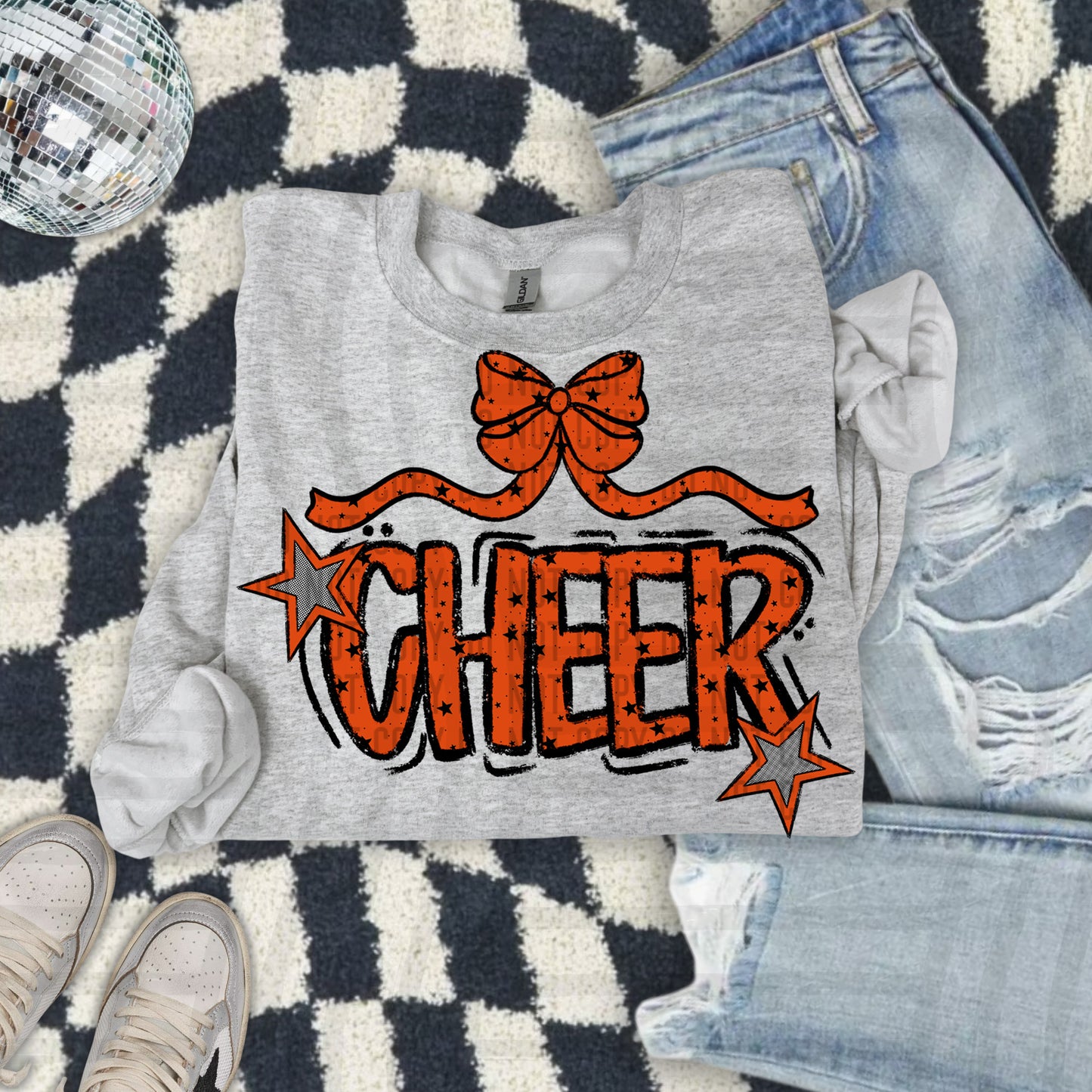 Cheer Bow - Choose your color - Digital Download 300DPI PNG FILE