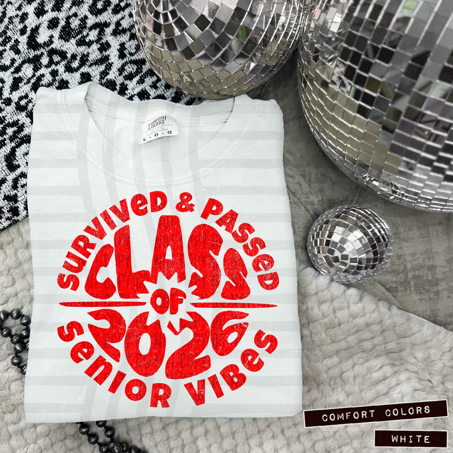 Senior Class of 2026 - Color Dropdown Digital Download 300DPI PNG FILE