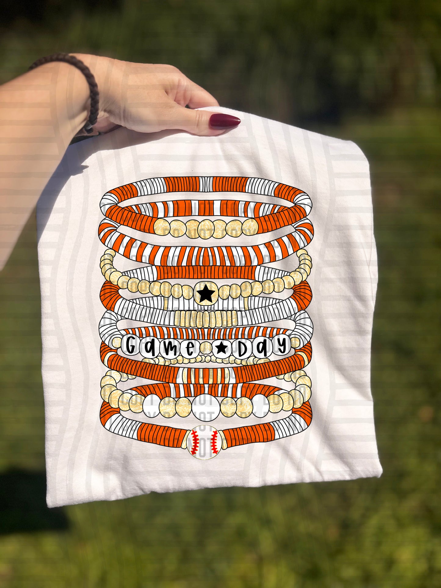 Bracelets - Baseball - Color Dropdown Digital Download 300DPI PNG FILE