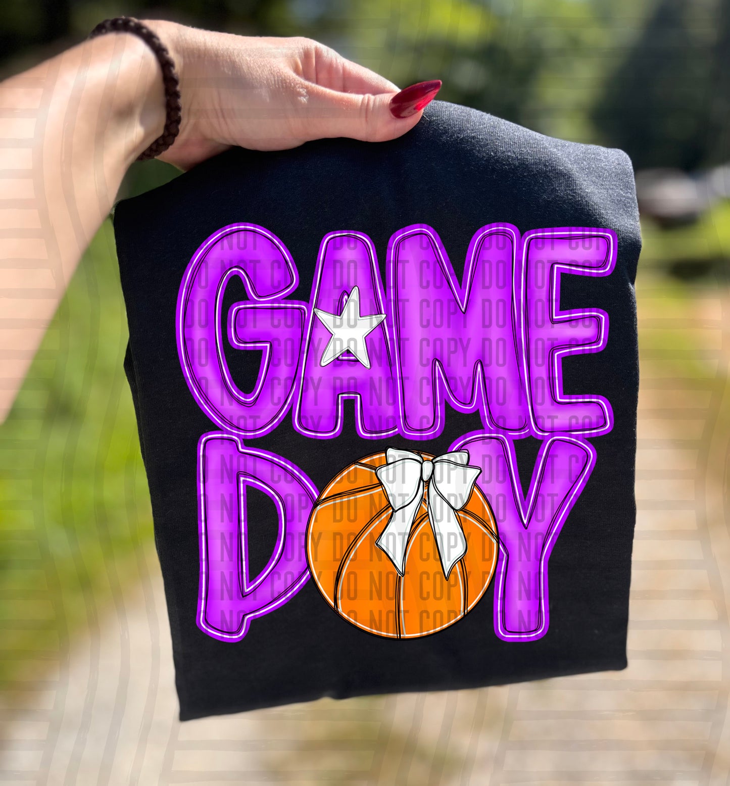 Basketball - GAME D Y - Color Dropdown Digital Download 300DPI PNG FILE