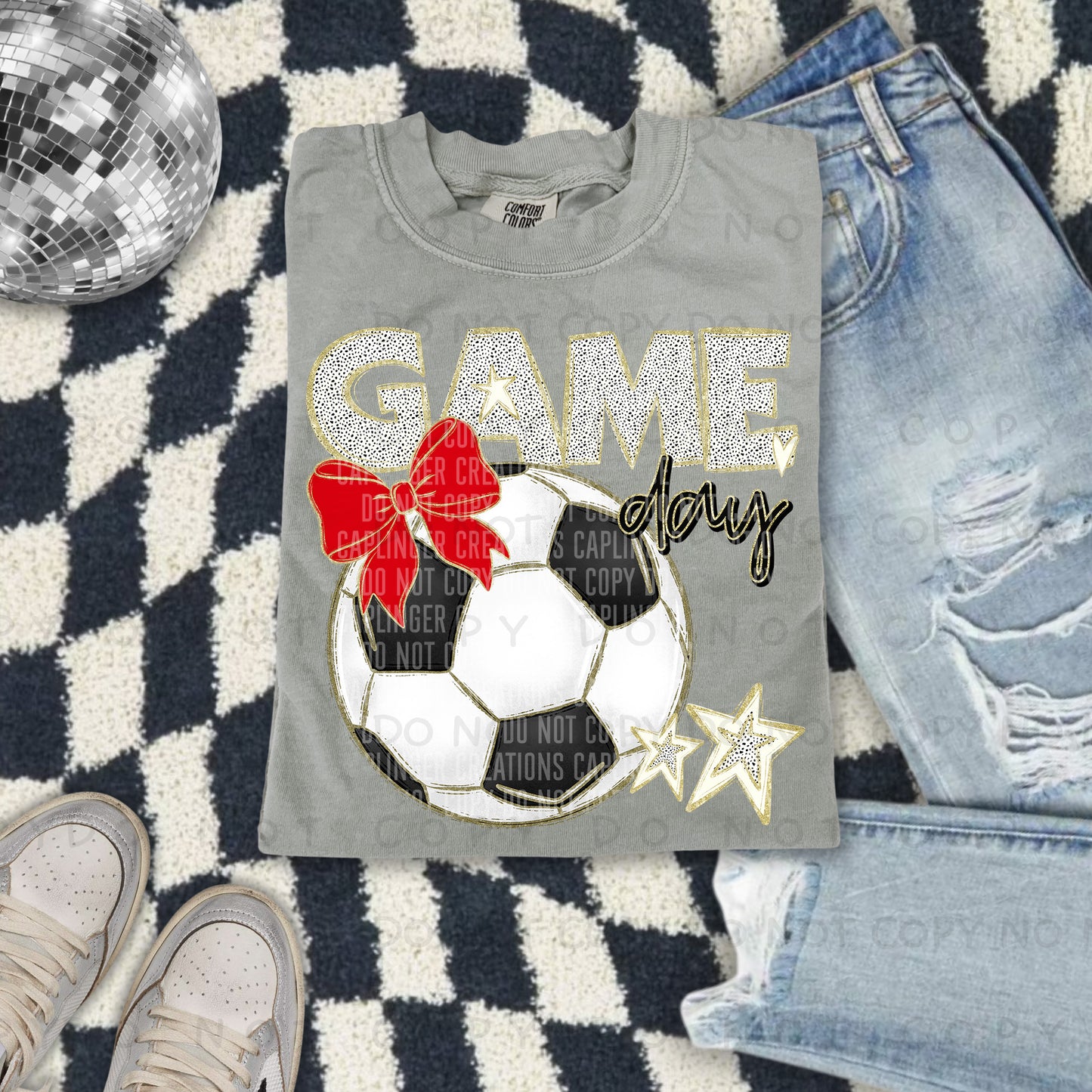 Game Day Soccer - Color Dropdown Digital Download 300DPI PNG FILE
