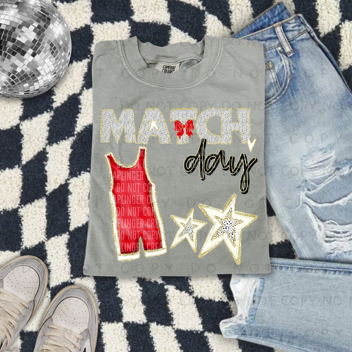 Match Day Wrestling - Color Dropdown Digital Download 300DPI PNG FILE