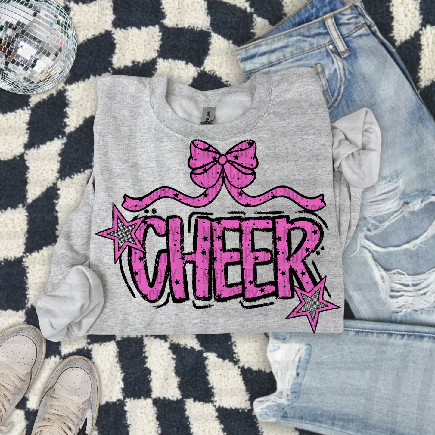 Cheer Bow - Choose your color - Digital Download 300DPI PNG FILE
