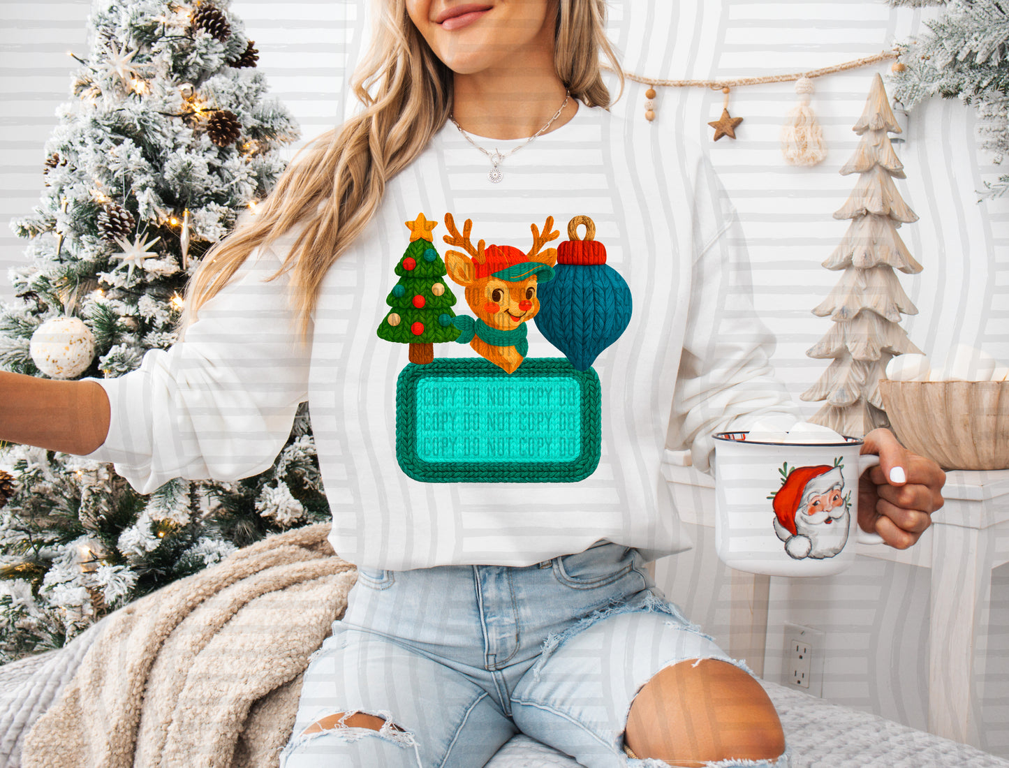 Faux Yarn Bundle - Christmas bundle - Digital download 300DPI PNG FILE