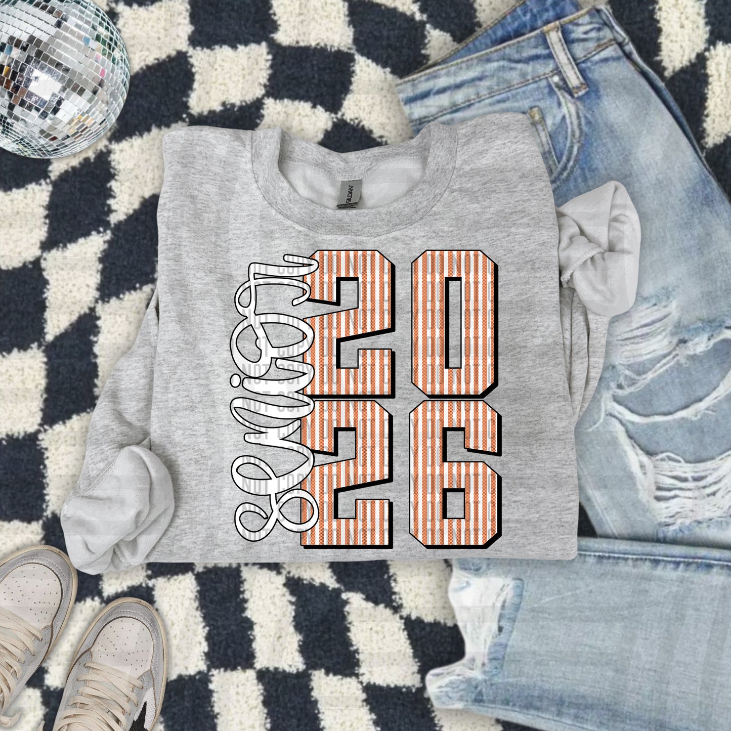 Senior 2026 - Choose your color - Digital Download 300DPI PNG FILE