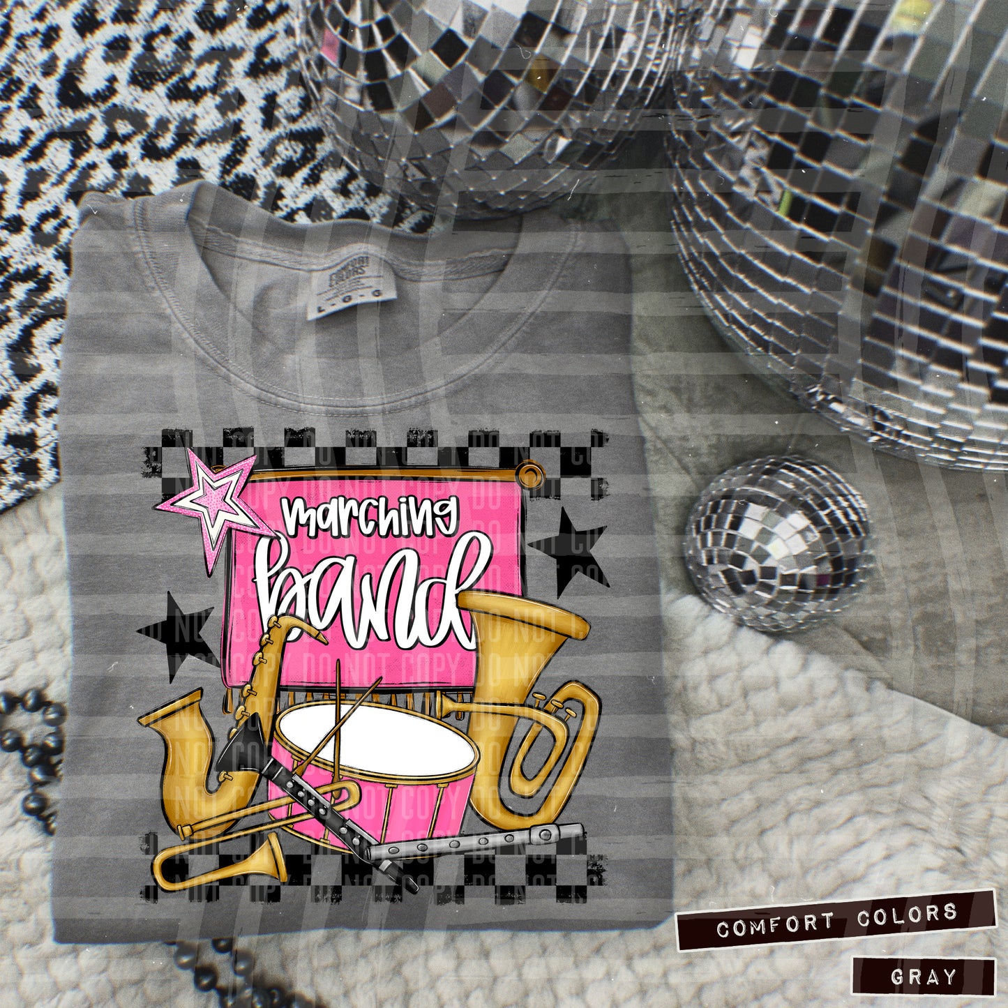 Band Collage - Can add names - not for digital resale- Color Dropdown Digital Download 300DPI PNG FILE