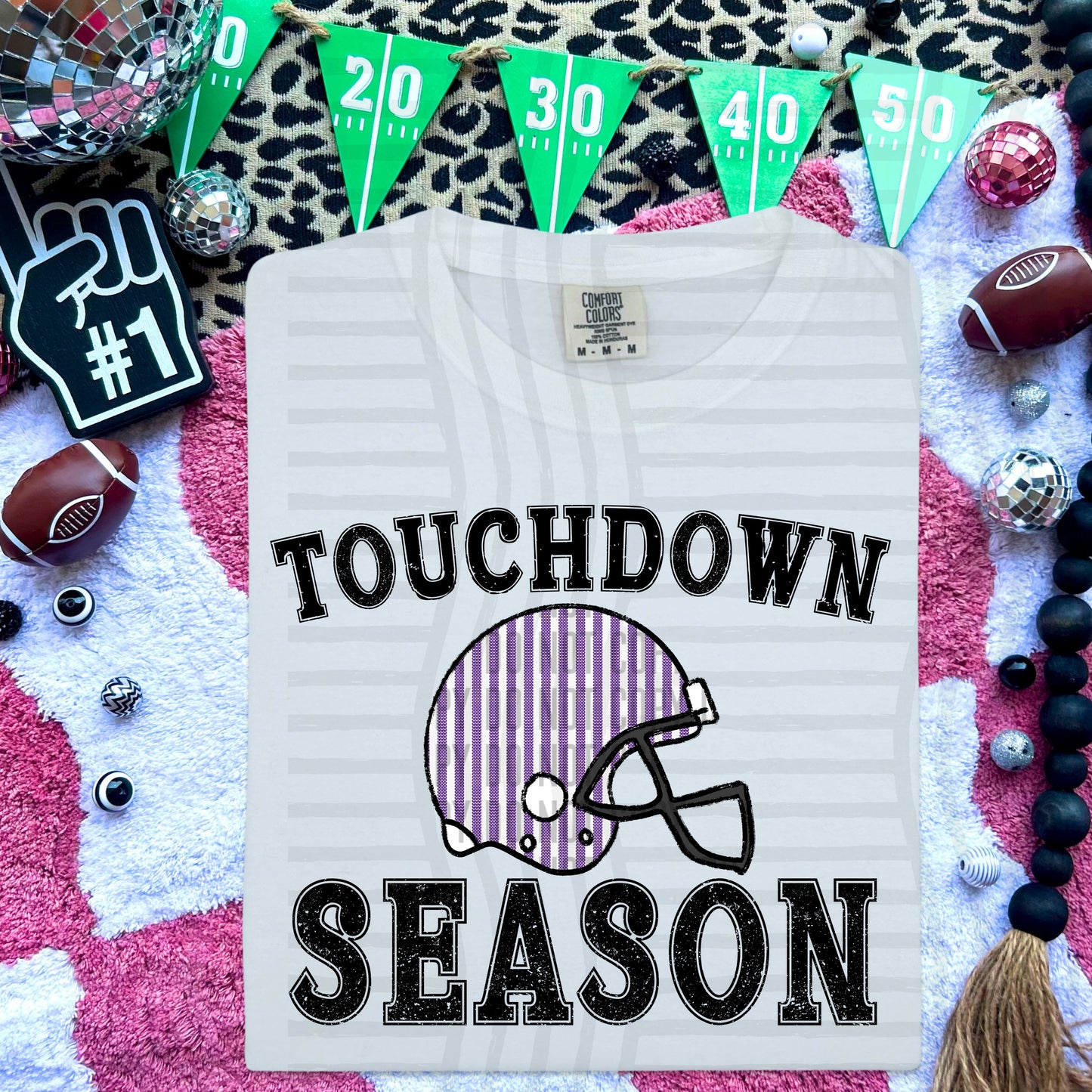 TouchDown Season Seersucker - Color Dropdown Digital Download 300DPI PNG FILE
