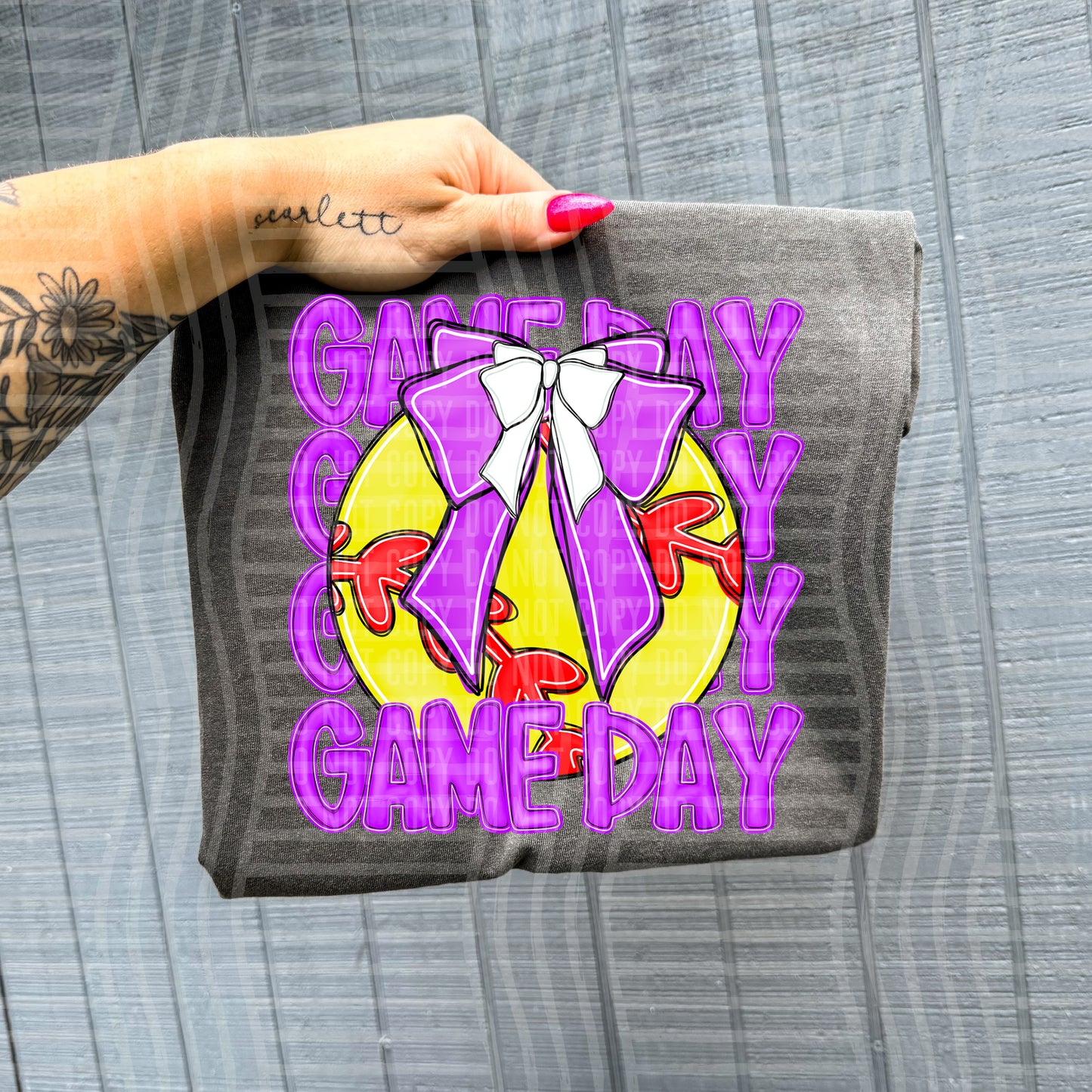 SOFTBALL - GAME DAY - Color Dropdown Digital Download 300DPI PNG FILE