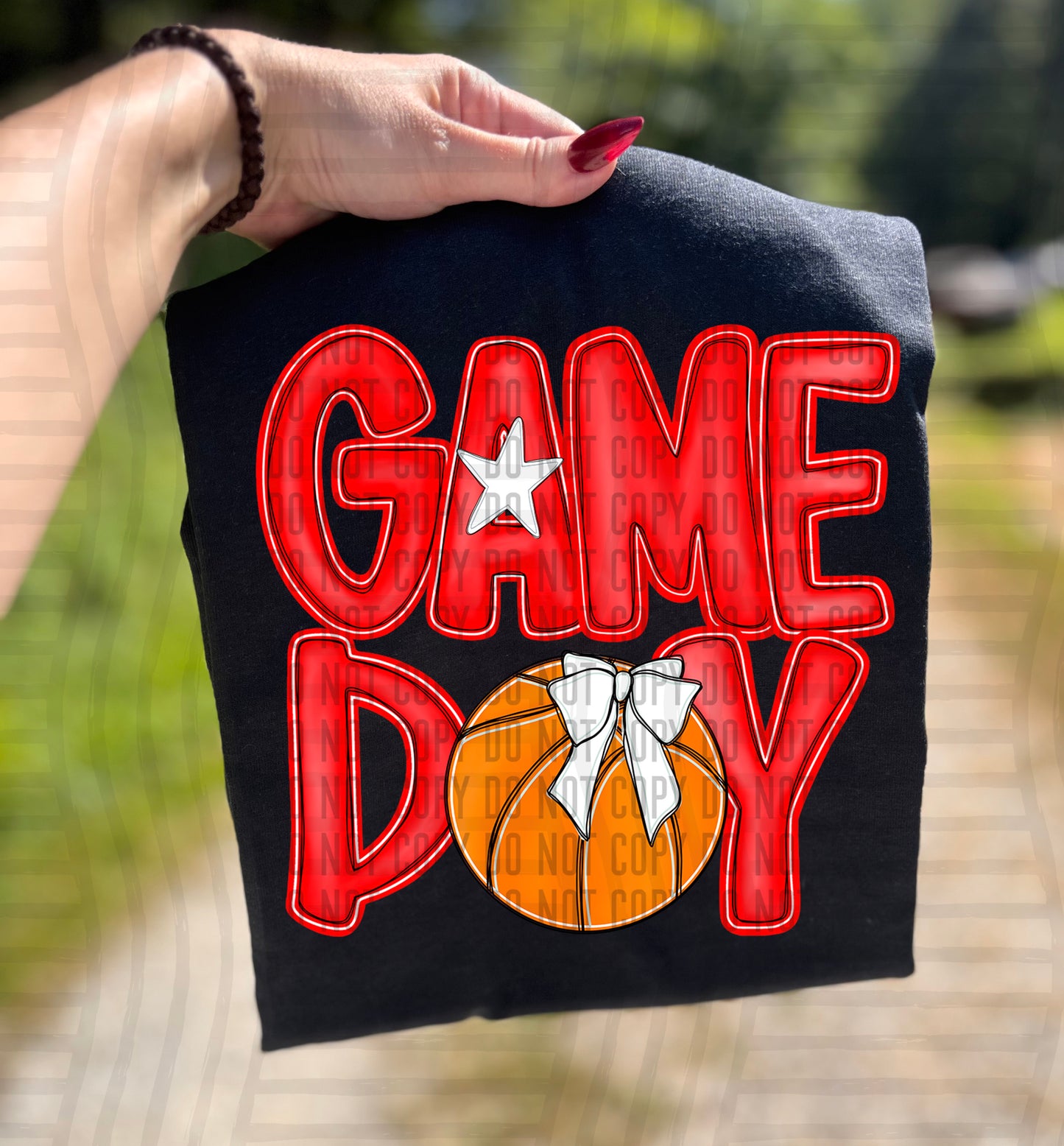 Basketball - GAME D Y - Color Dropdown Digital Download 300DPI PNG FILE