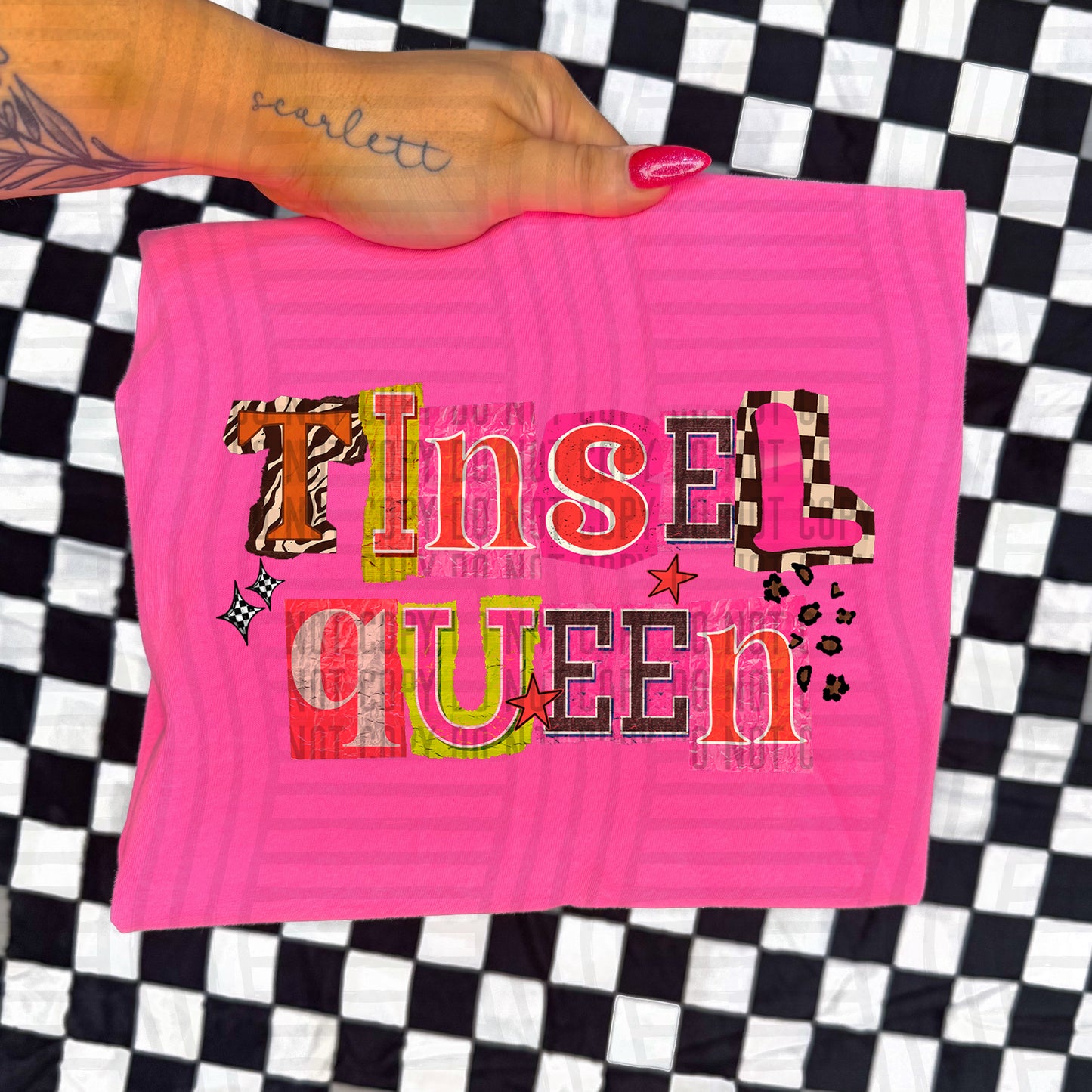 Magazine Christmas Sayings Drop down choices - Digital download 300DPI PNG FILE