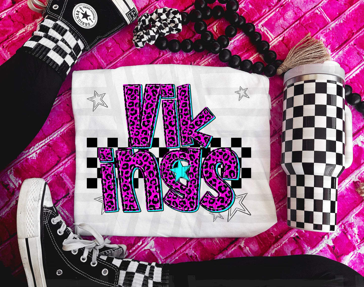 Pink checks - Dropdown + CUSTOM - Digital Download 300DPI PNG FILE