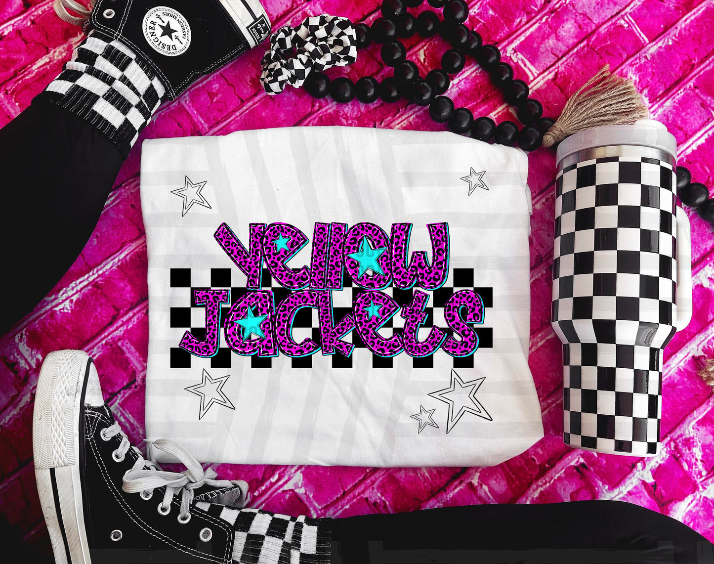 Pink checks - Dropdown + CUSTOM - Digital Download 300DPI PNG FILE