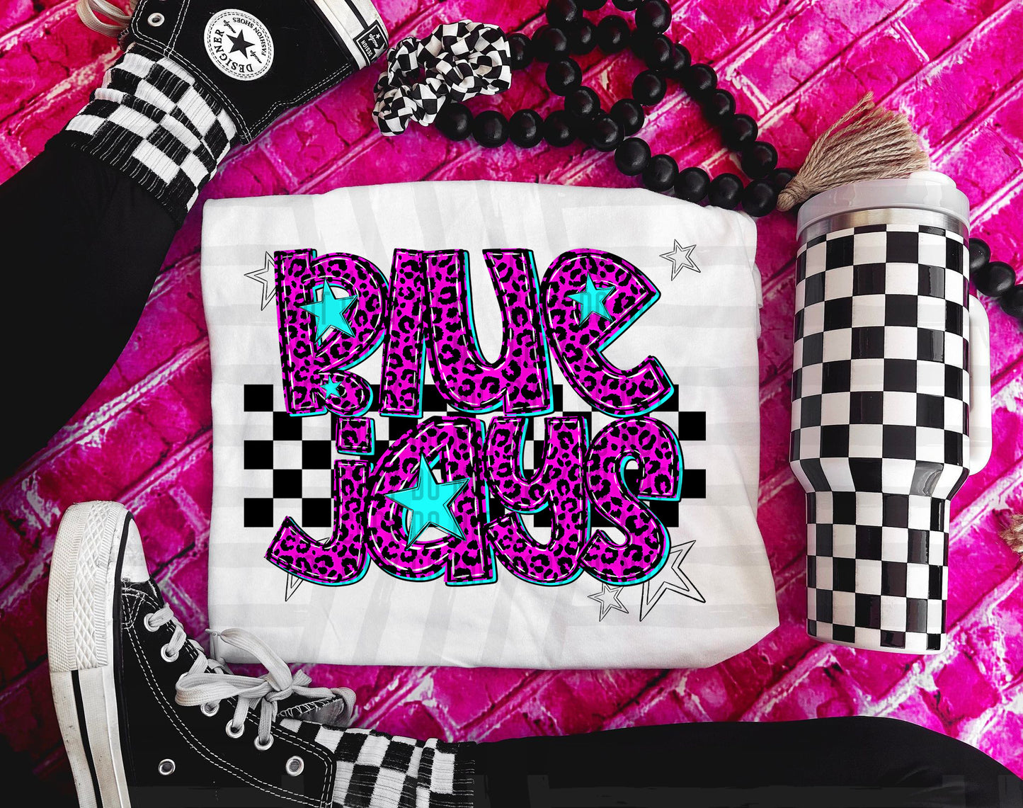 Pink checks - Dropdown + CUSTOM - Digital Download 300DPI PNG FILE