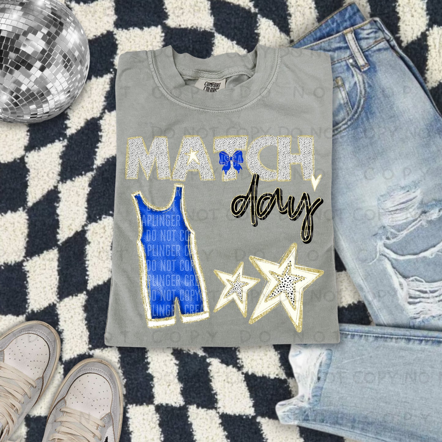 Match Day Wrestling - Color Dropdown Digital Download 300DPI PNG FILE