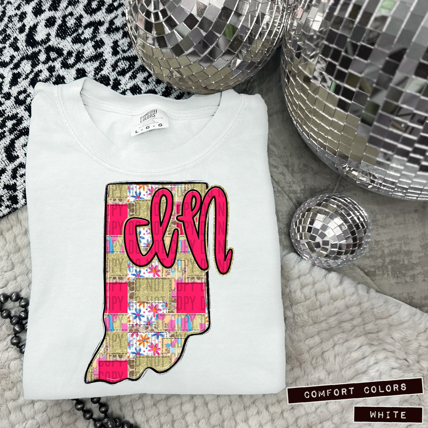 PICK A STATE - Bright Patches - Digital download 300DPI PNG FILE
