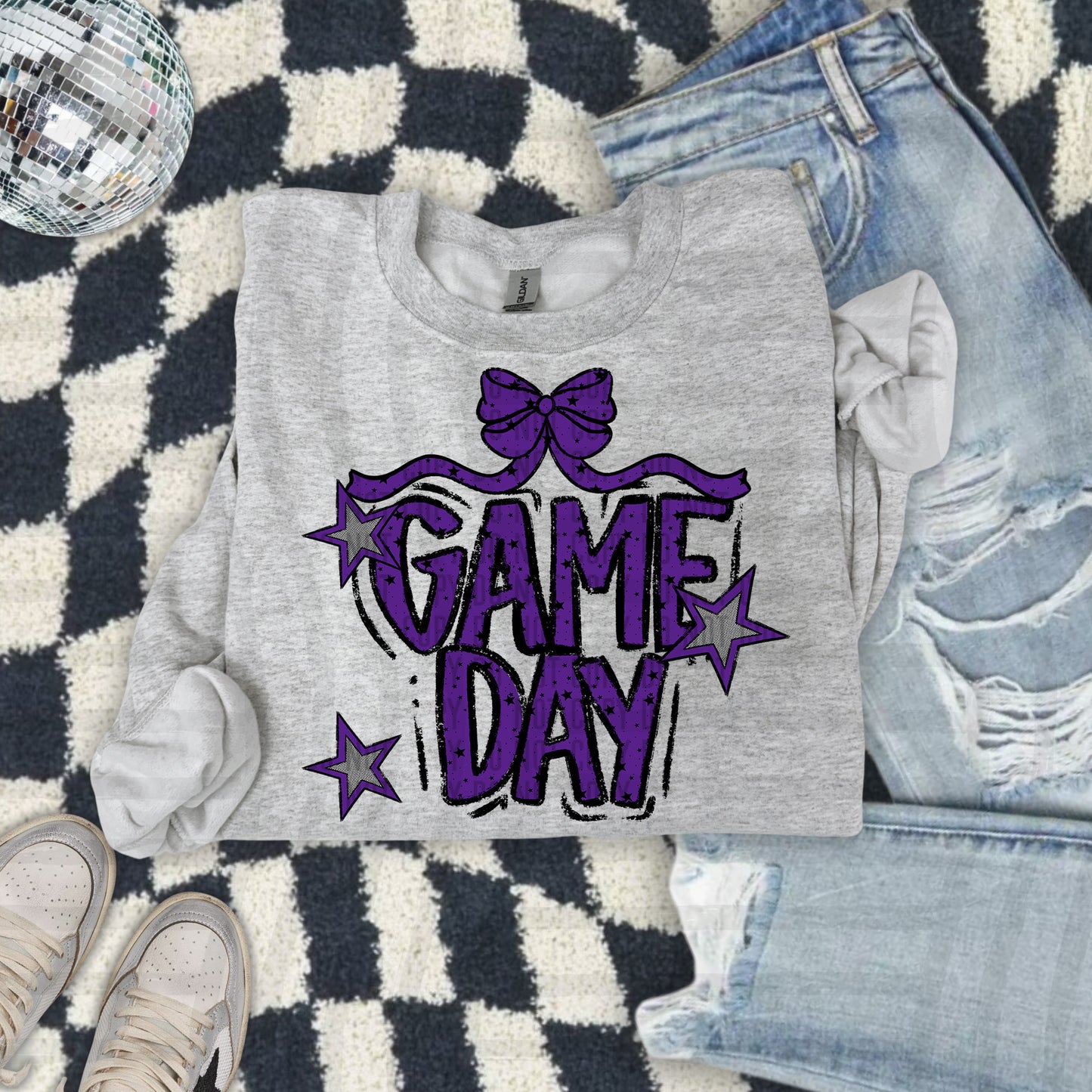 Game Day BOW - Choose your color - Digital Download 300DPI PNG FILE