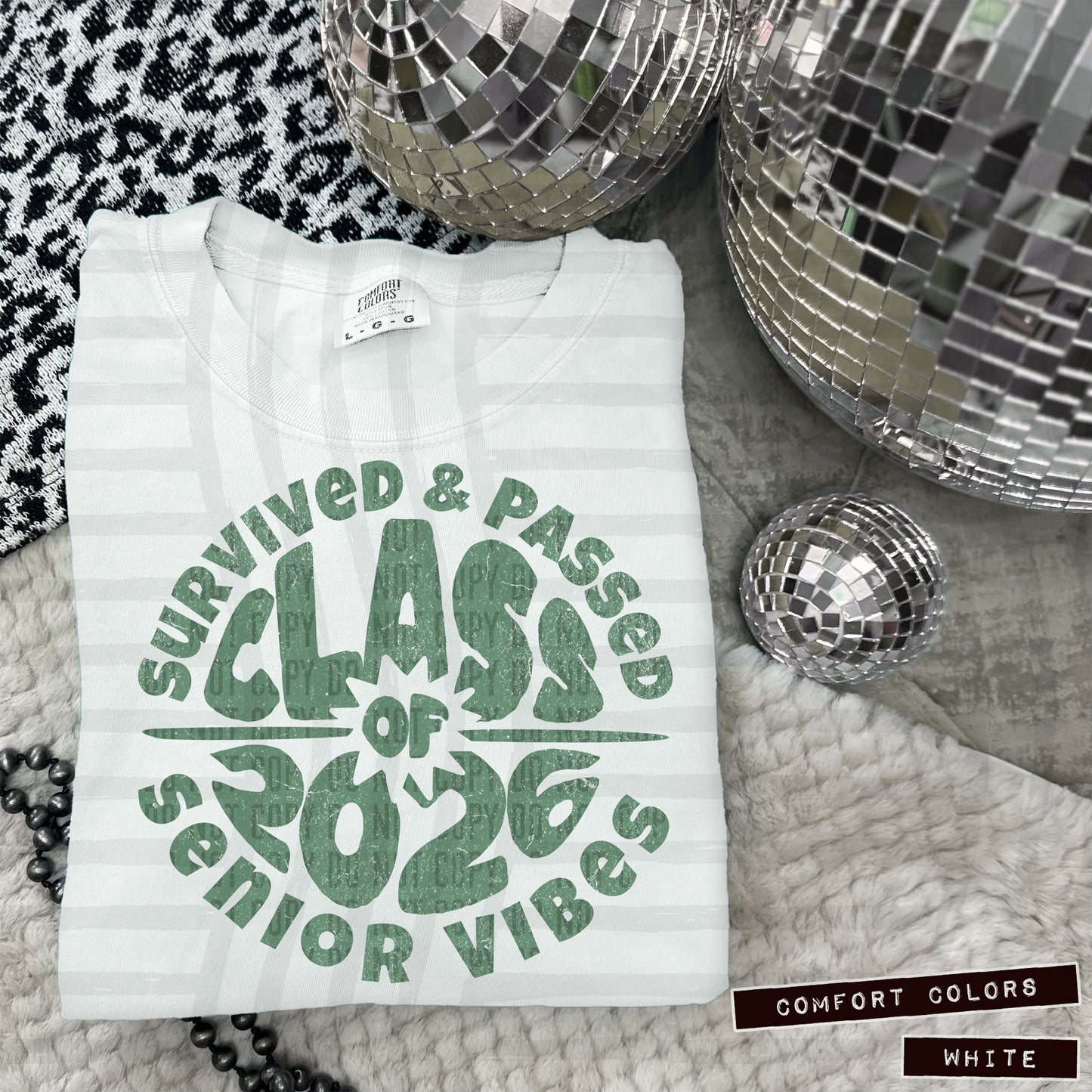 Senior Class of 2026 - Color Dropdown Digital Download 300DPI PNG FILE