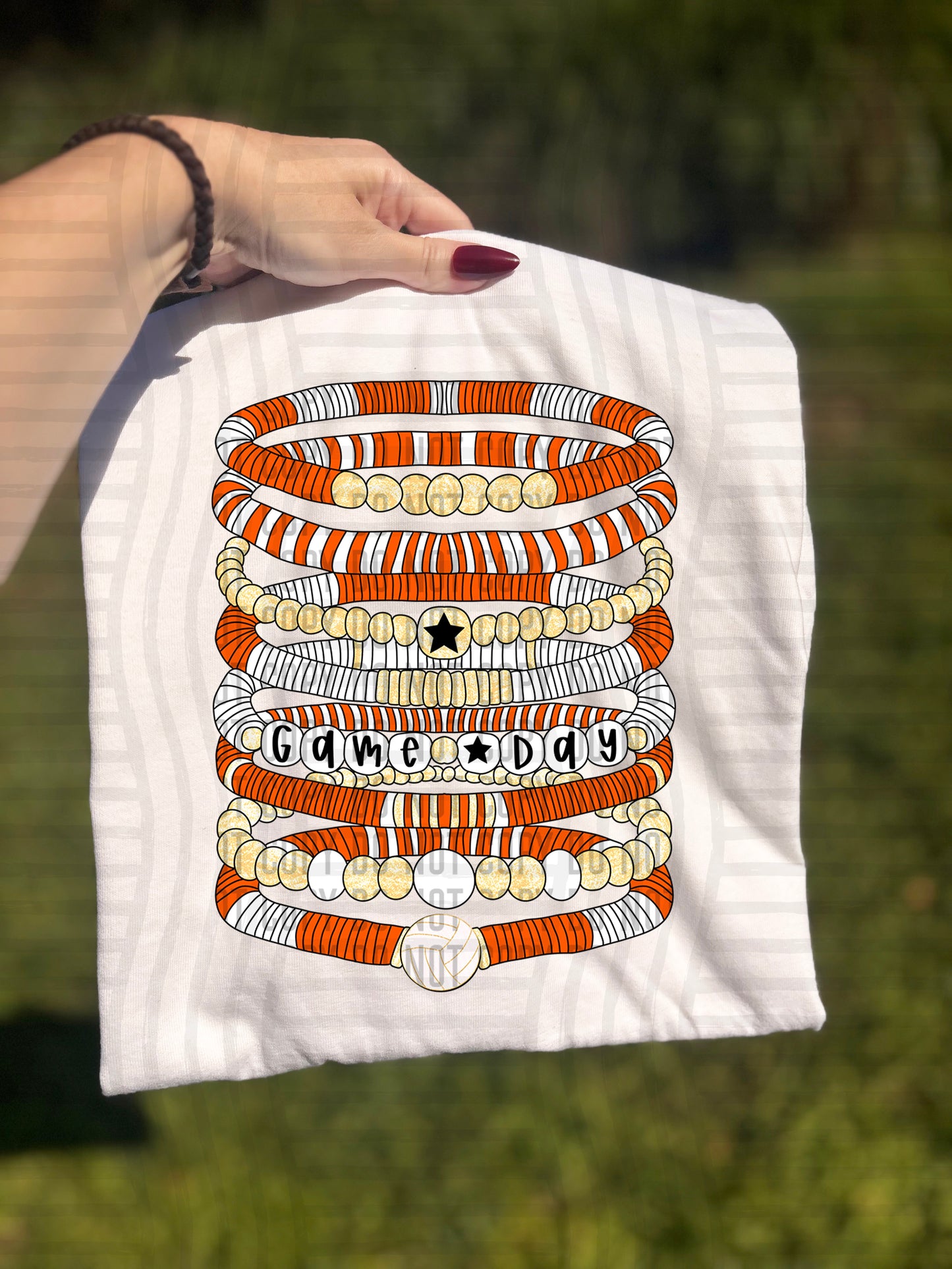 Bracelets - Volleyball - Color Dropdown Digital Download 300DPI PNG FILE